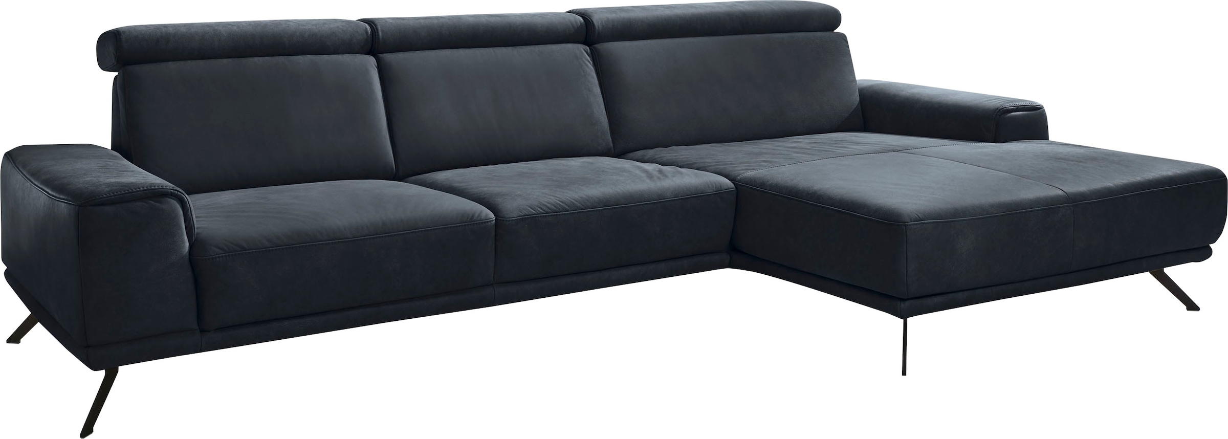 Die PlanBar Ecksofa »PN-EM22041 L-Form«, wahlweise motorisches Canape oder Sitztiefenverstellung
