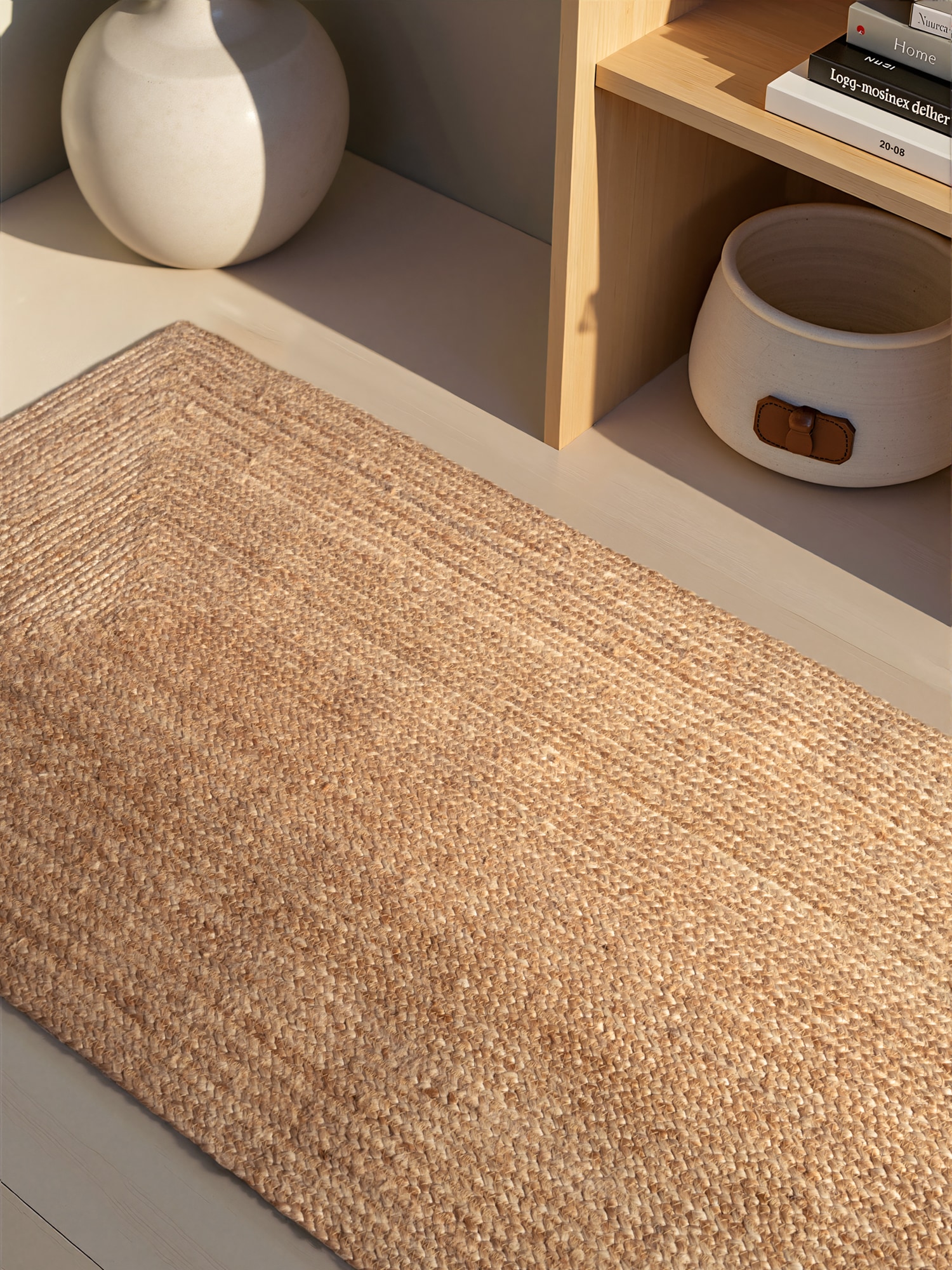 HANSE Home Teppich »Sharmila Juteteppich«, rechteckig, 9 mm Höhe, 100 % Jutefaser, Natur, Wohnzimmer, Esszimmer, Flur, Boho, Skandi