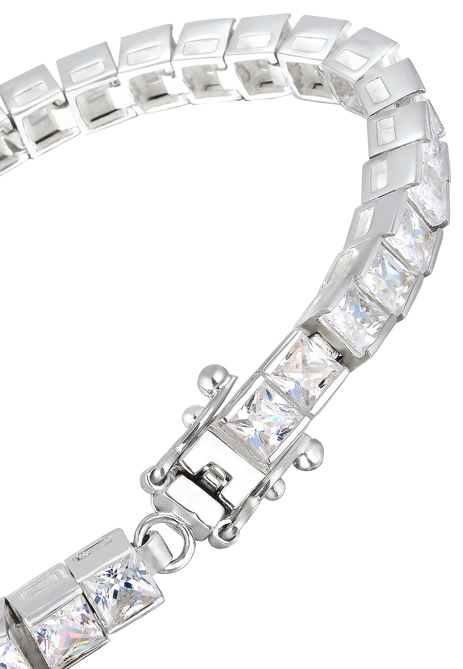 Elli Premium Armband »Tennisarmband Zirkonia Kristall Sparkle 925 Silber«  im Online-Shop bestellen | Silberarmbänder