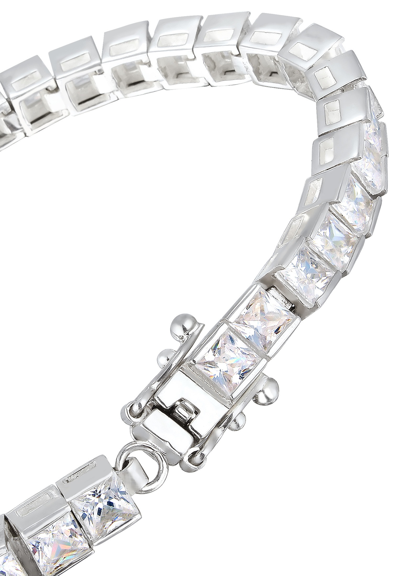 Elli Premium Armband »Tennisarmband Zirkonia Silber 925 Sterling Silber«