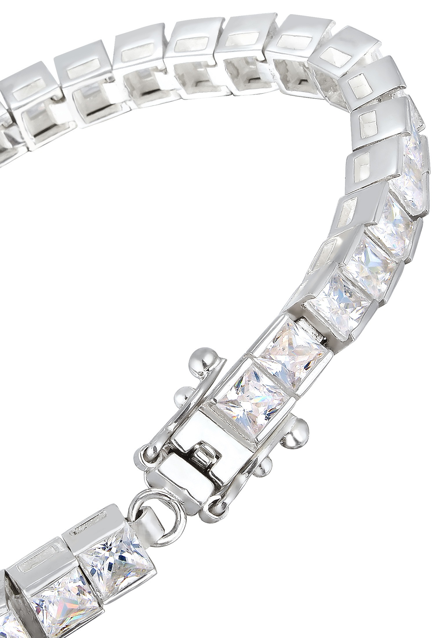 Armband 925 Zirkonia Elli Online-Shop bestellen Sparkle Premium »Tennisarmband Silber« im Kristall