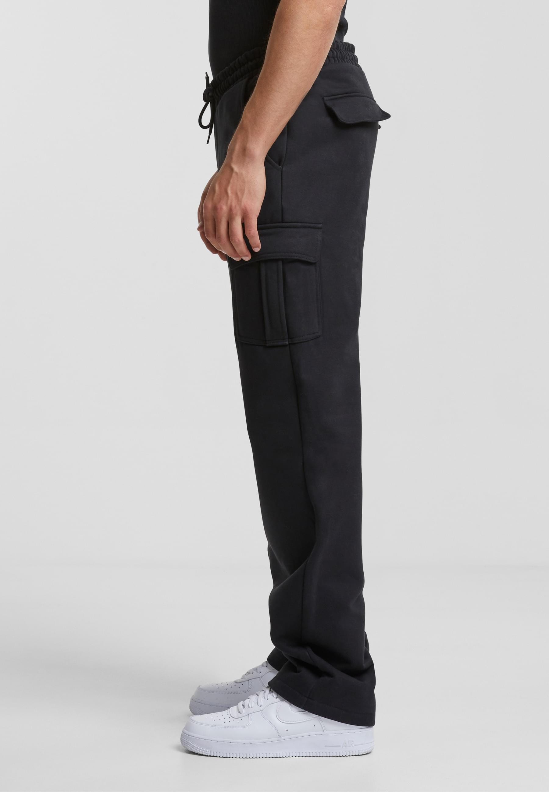 URBAN CLASSICS Cargohose »Urban Classics Herren Heavy Straight Leg Cargo Sweatpants«