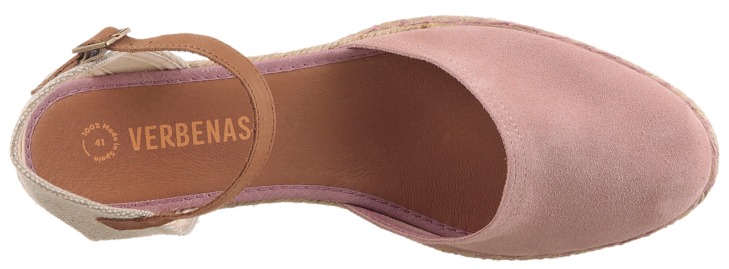 VERBENAS Sandalette »MALENA SERRAJE«, Sommerschuh, Riemchensandale, Urlaubschuh mit Keilabsatz
