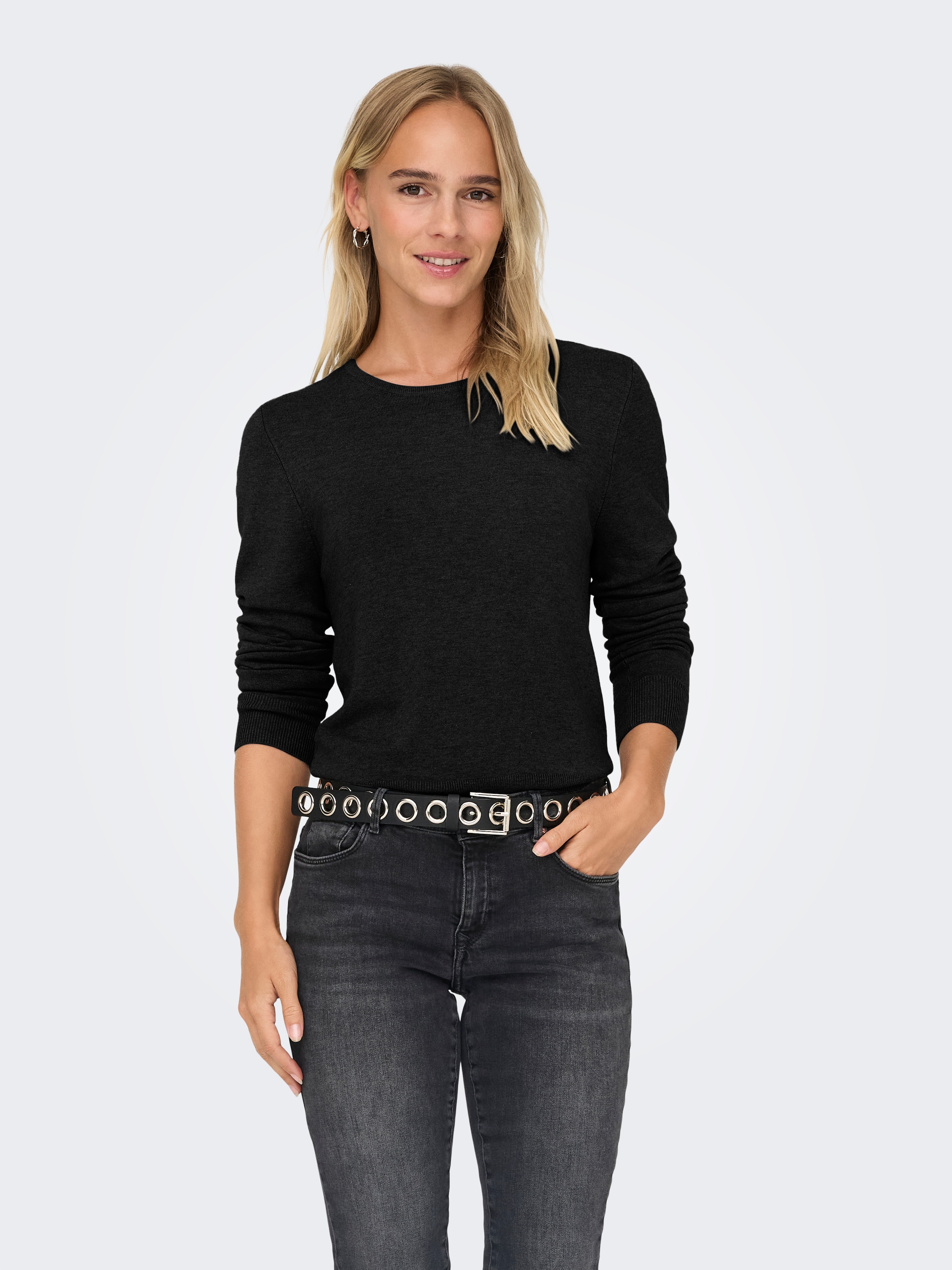 ONLY Strickpullover »ONLVENICE LIFE LS ONECK PULLOVER KNT NCA«