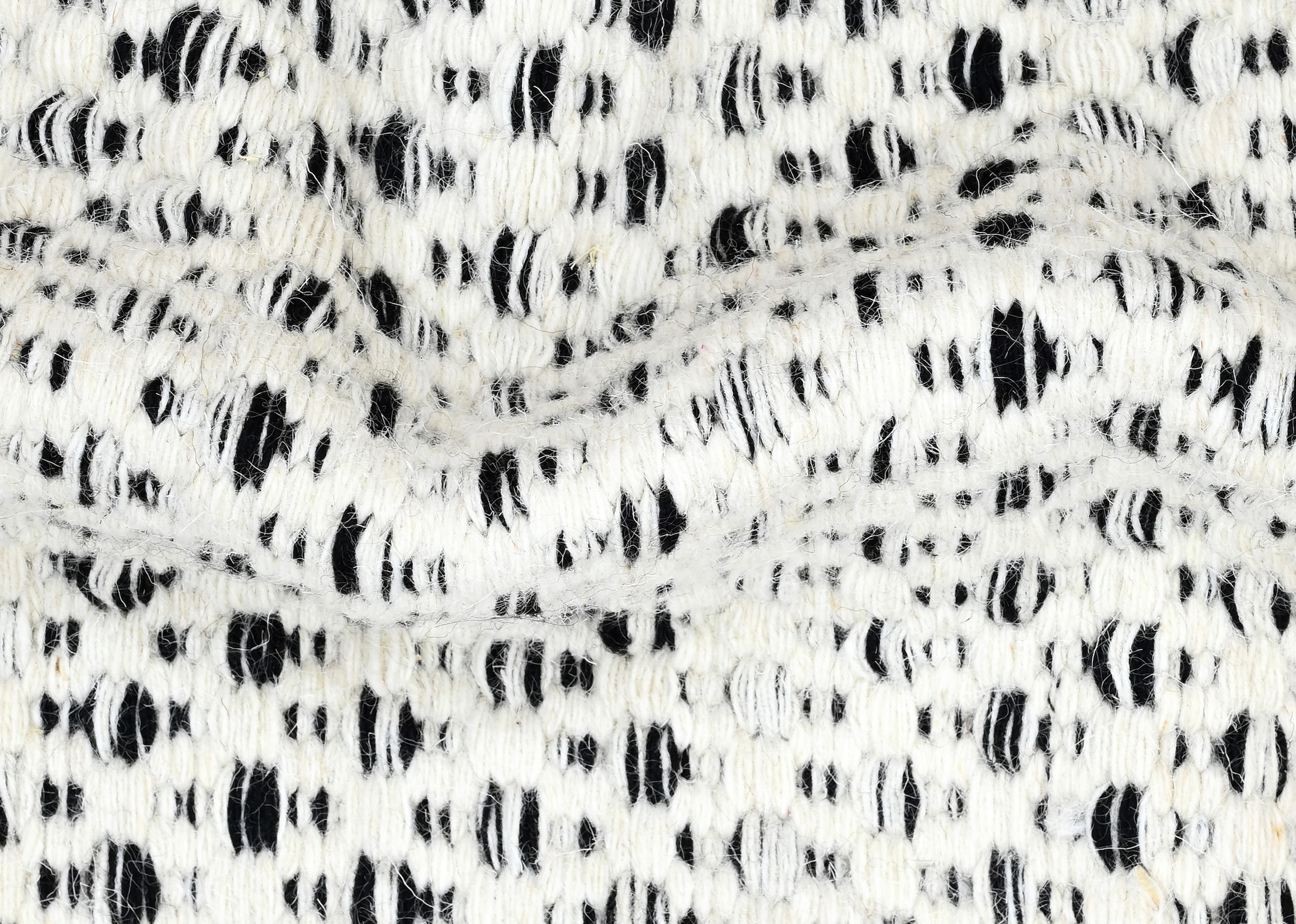 Myflair Möbel & Accessoires Wollteppich »Wooly Nature« rund 10 mm Höhe Handwebteppich, reine Wolle, Scandi Design, handgewebt, Wohnzimmer