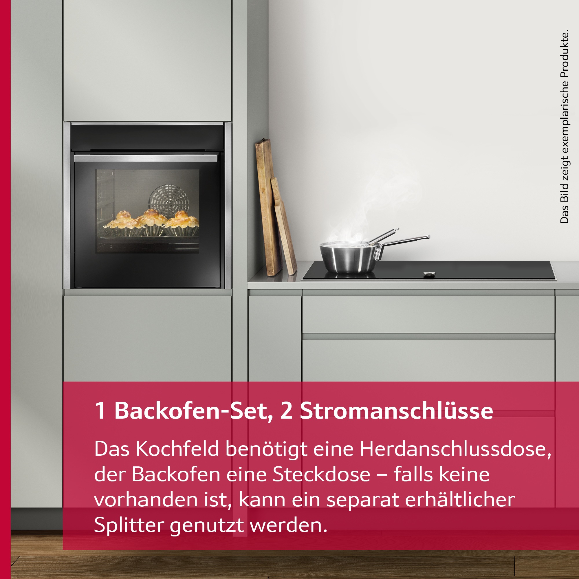 NEFF Backofen-Set »B2CCG6AK3«, mit Teleskopauszug nachrüstbar, Pyrolyse-Sel günstig online kaufen