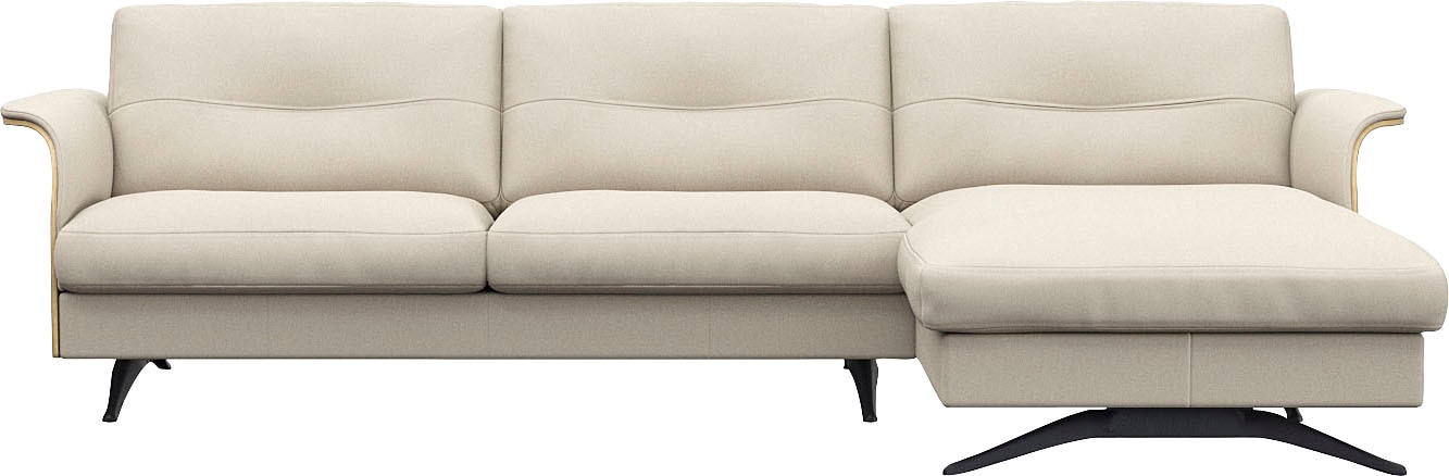 FLEXLUX Ecksofa »Glow, super bequem durch hochwertigem Sitzaufbau mit Feder günstig online kaufen