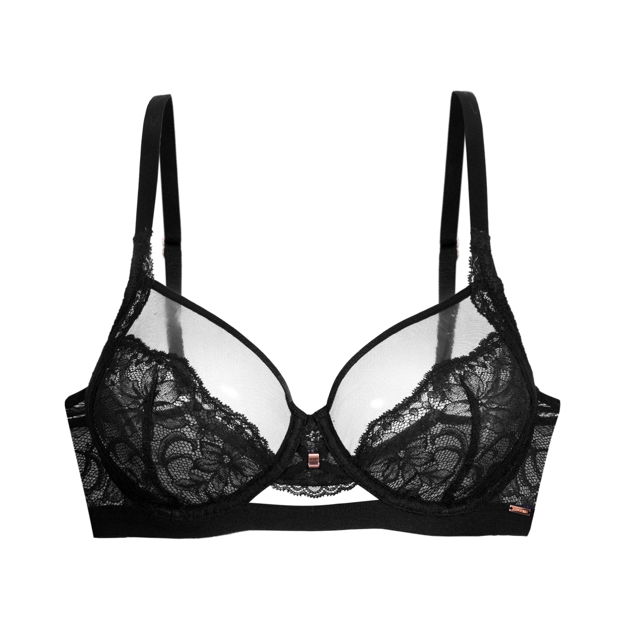 Dorina Bügel-BH »JEMMA« feminin, nicht gefüttert, elastisch, florale Spitze