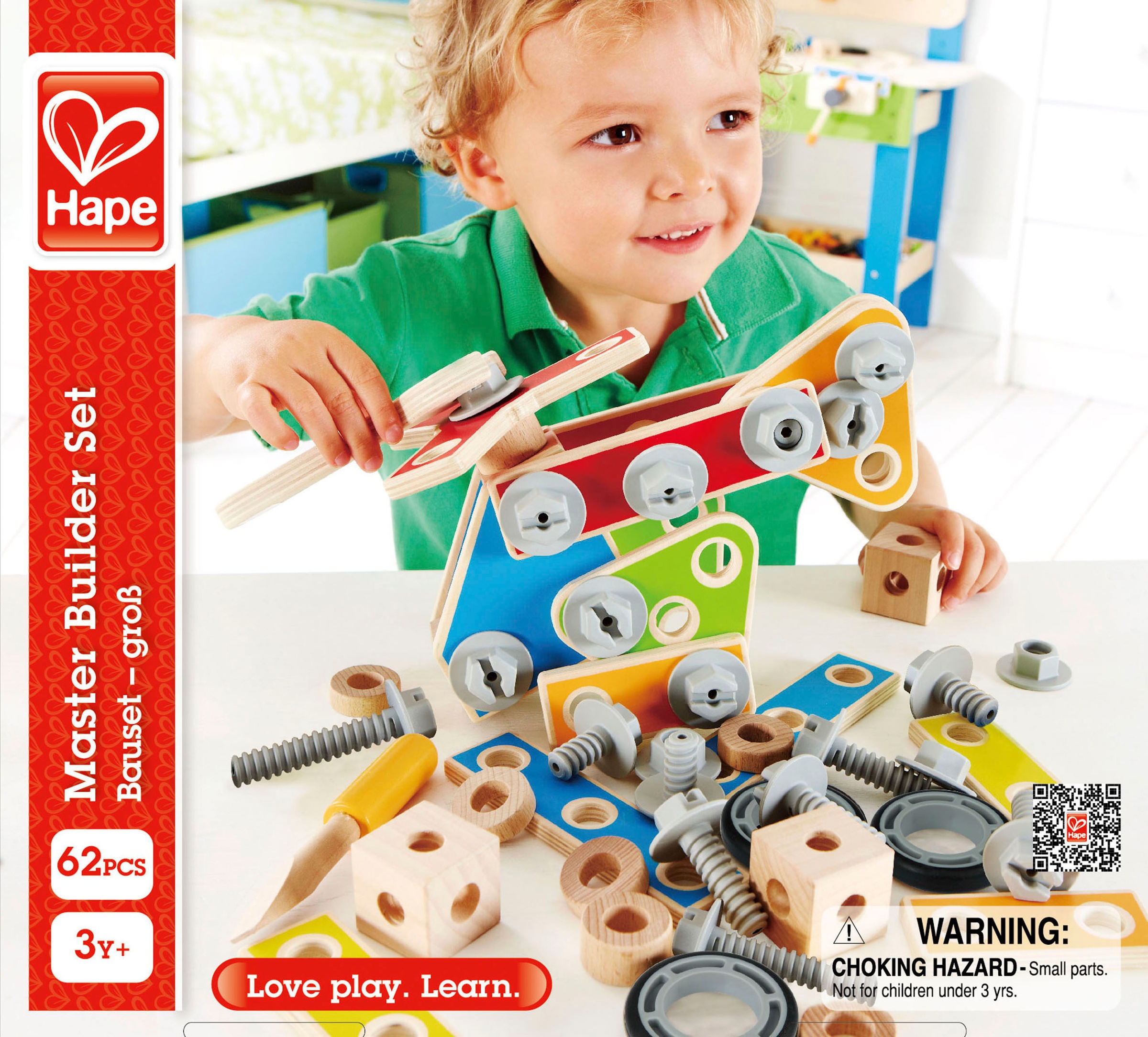 Hape Spielbausteine »Bauset - Groß«, (62 St.), aus Holz; FSC®- schützt Wald - weltweit kaufen