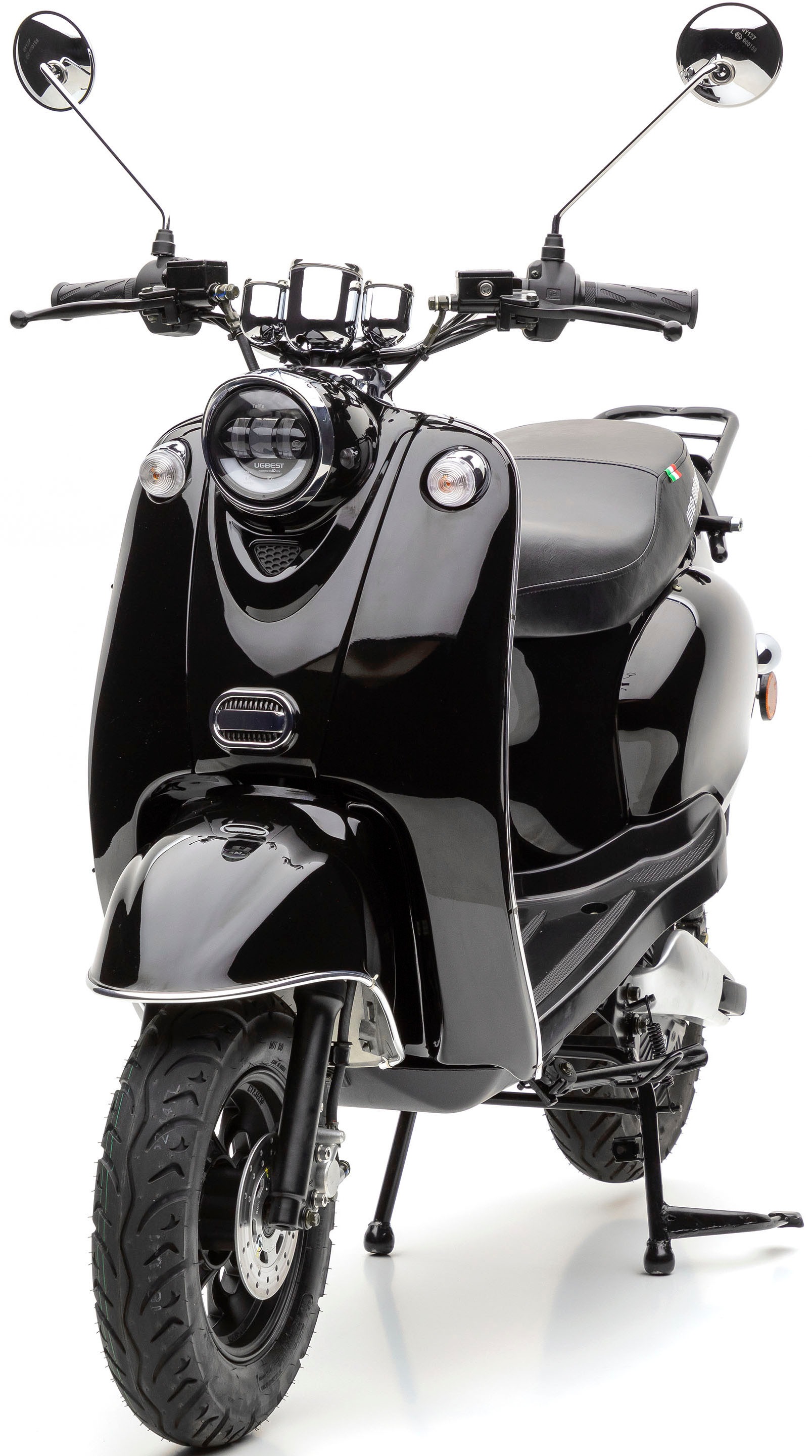 Nova Motors E-Motorroller »eRetro Star Li«, bis zu 40 km Reichweite, härteverstellbare Dual-Stoßdämpfer hinten
