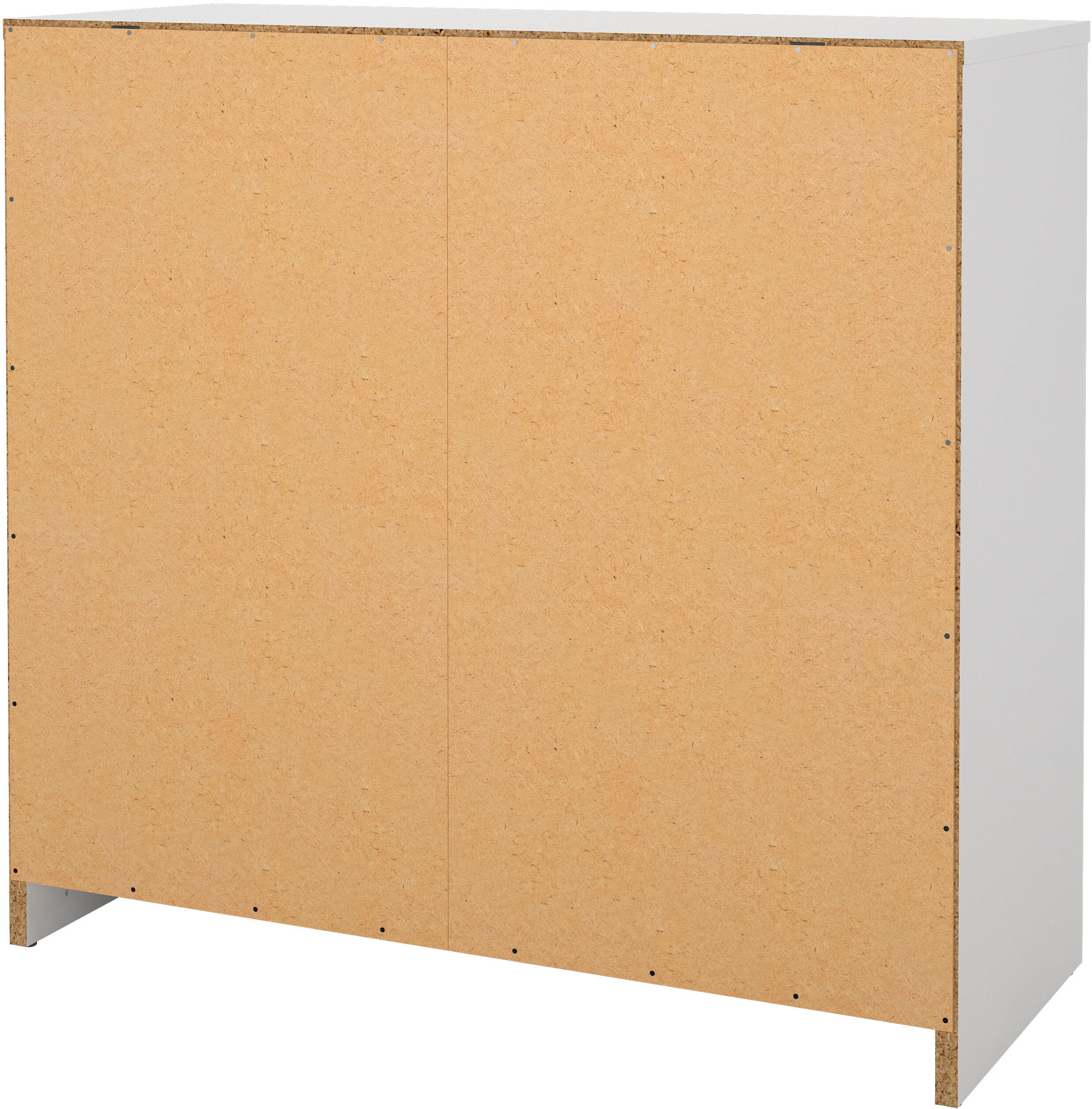 Home affaire Schubkastenkommode, Stauraum, Knopfgriffe, einfache Selbstmontage, 72,4 x 68,3 x 30,1 cm