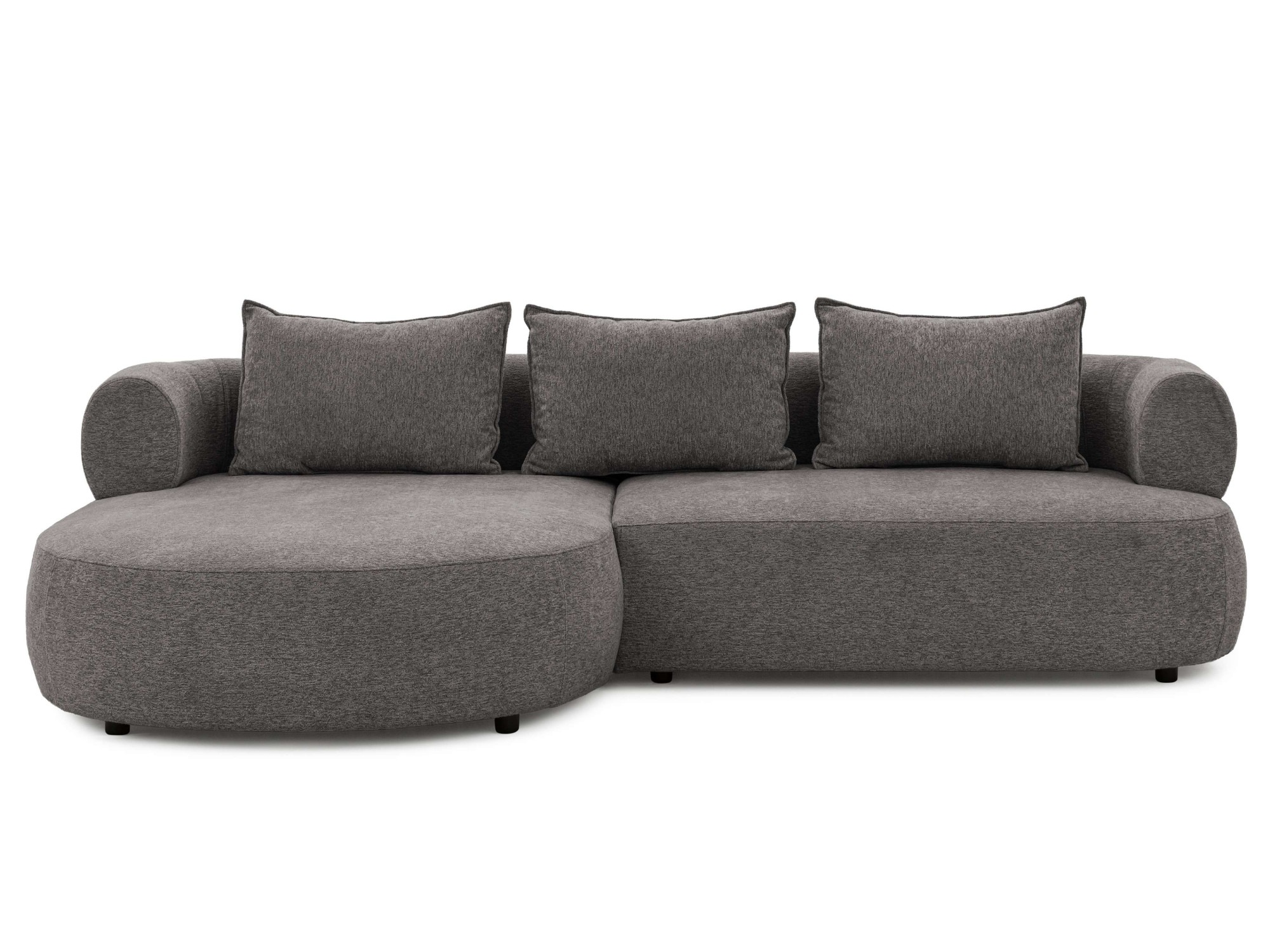 Home affaire Ecksofa »LUSSAC L-Form Design-Sofa mit Zierkissen, Maße B/T/H: günstig online kaufen