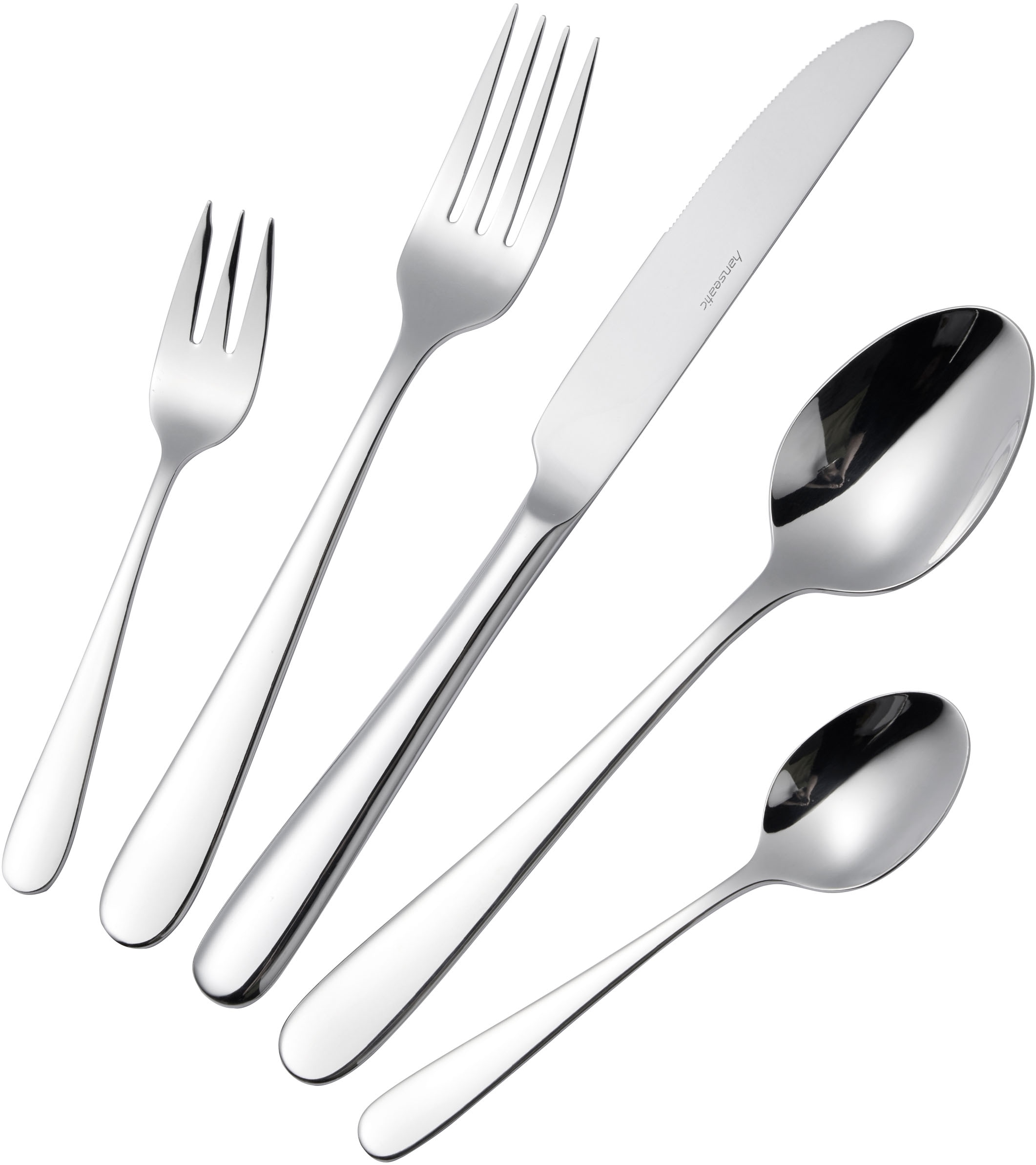 Hanseatic Besteck-Set »BASIC«, (Set, 60 tlg.), modischer Klassiker