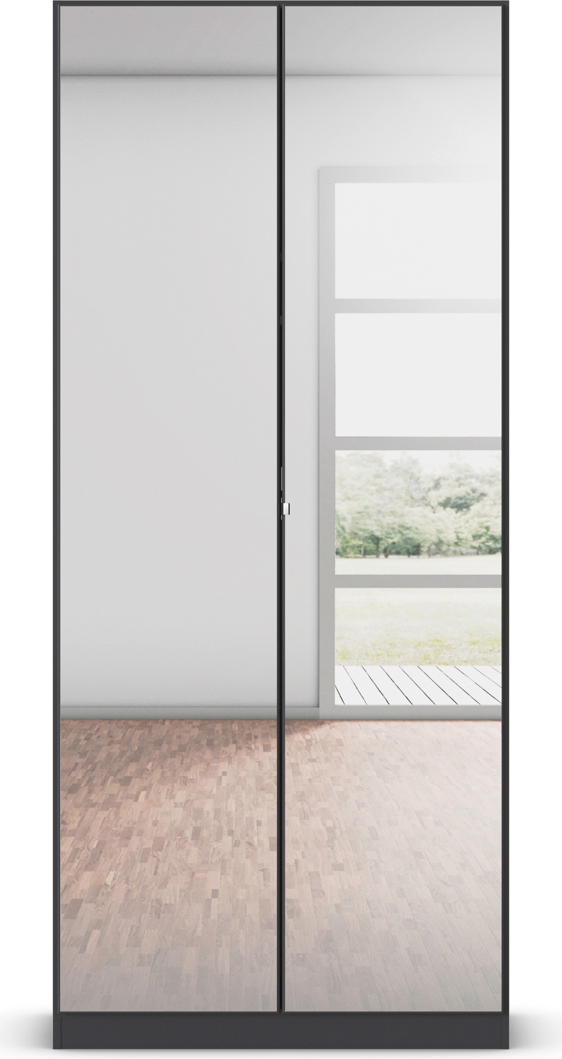 rauch Drehtürenschrank »Reflect«, mit Spiegelfront, inkl. praktischer Inneneinteilung