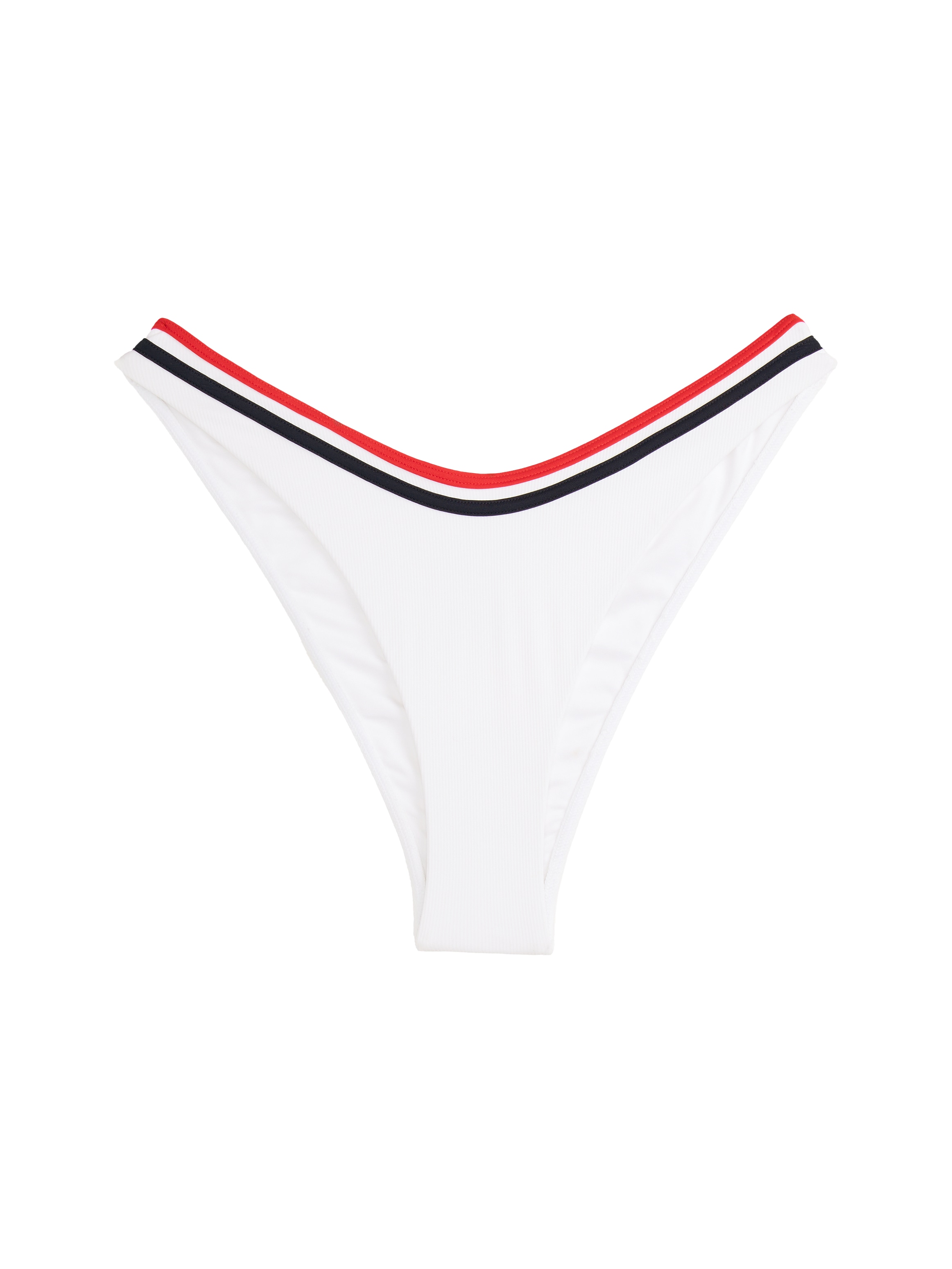 Tommy Hilfiger Swimwear Bikini-Hose »HIGH LEG CHEEKY«, mit farbigen Bändern