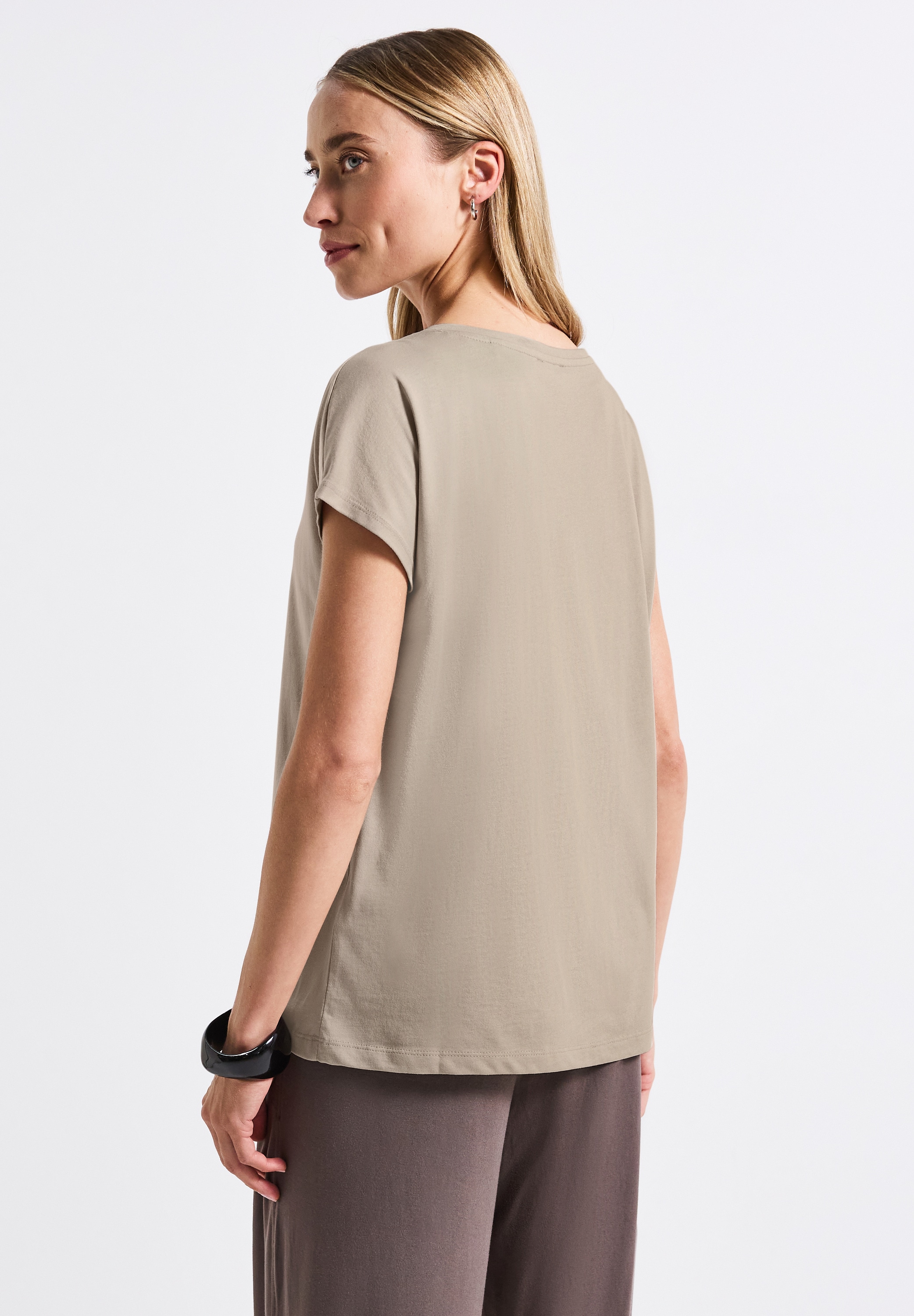 STREET ONE Shirttop, mit Folien-Wording