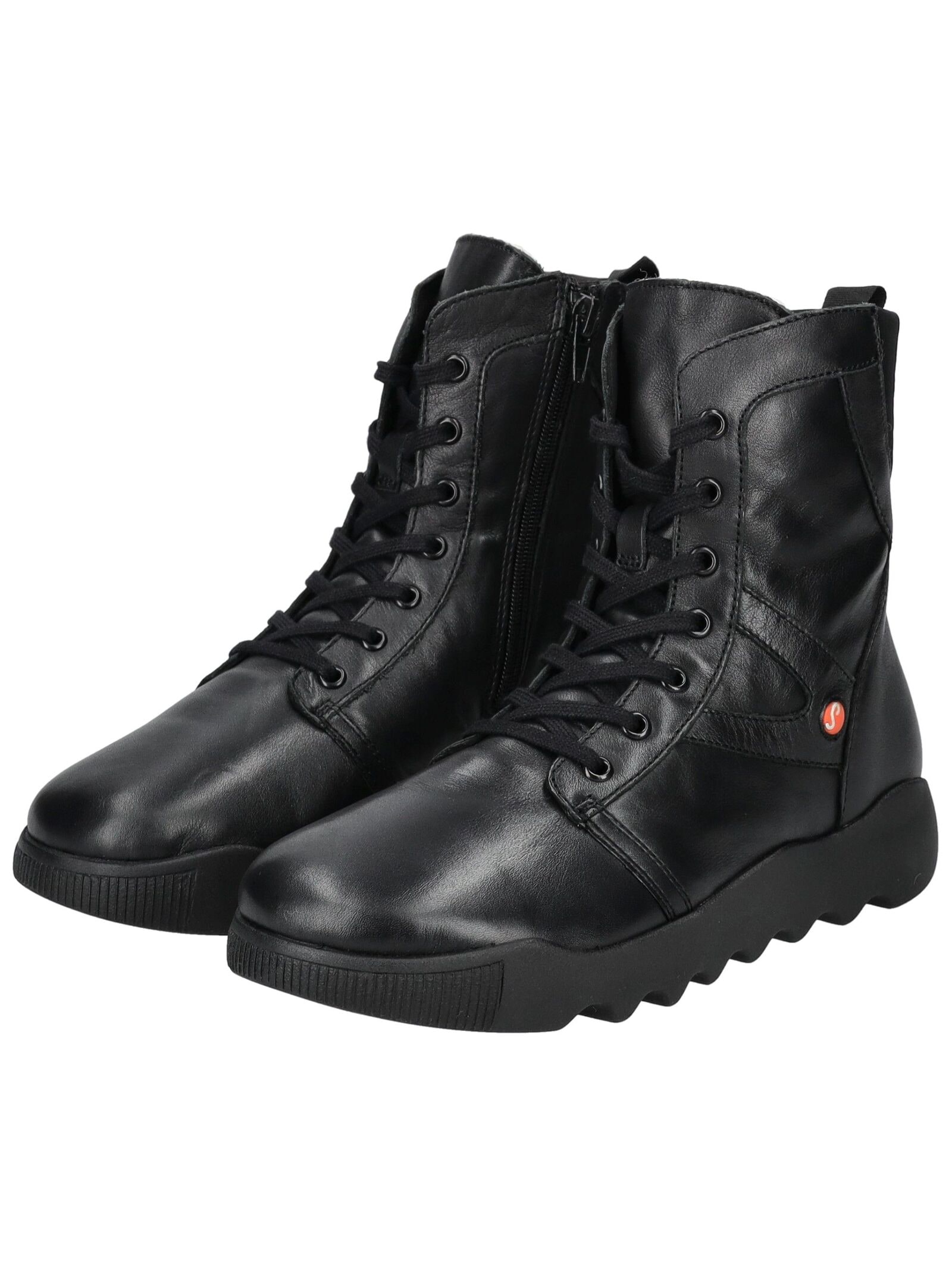 softinos Schnürstiefelette »softinos Stiefelette Leder«