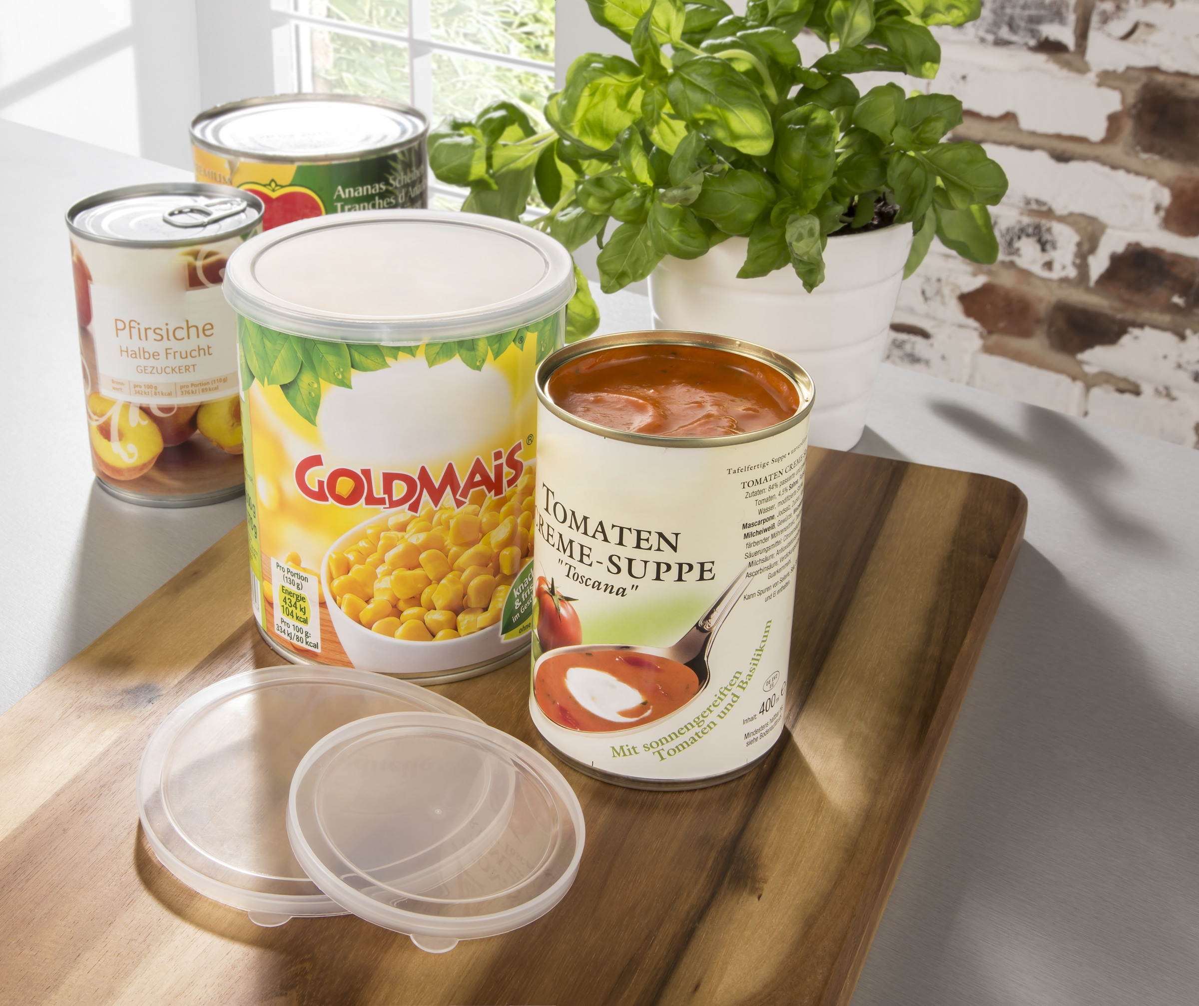 Ruco Frischhaltedeckel »Konservendosendeckel, 12er Set« Dosendeckel, Futterdeckel, wiederverwendbar, Made in Germany