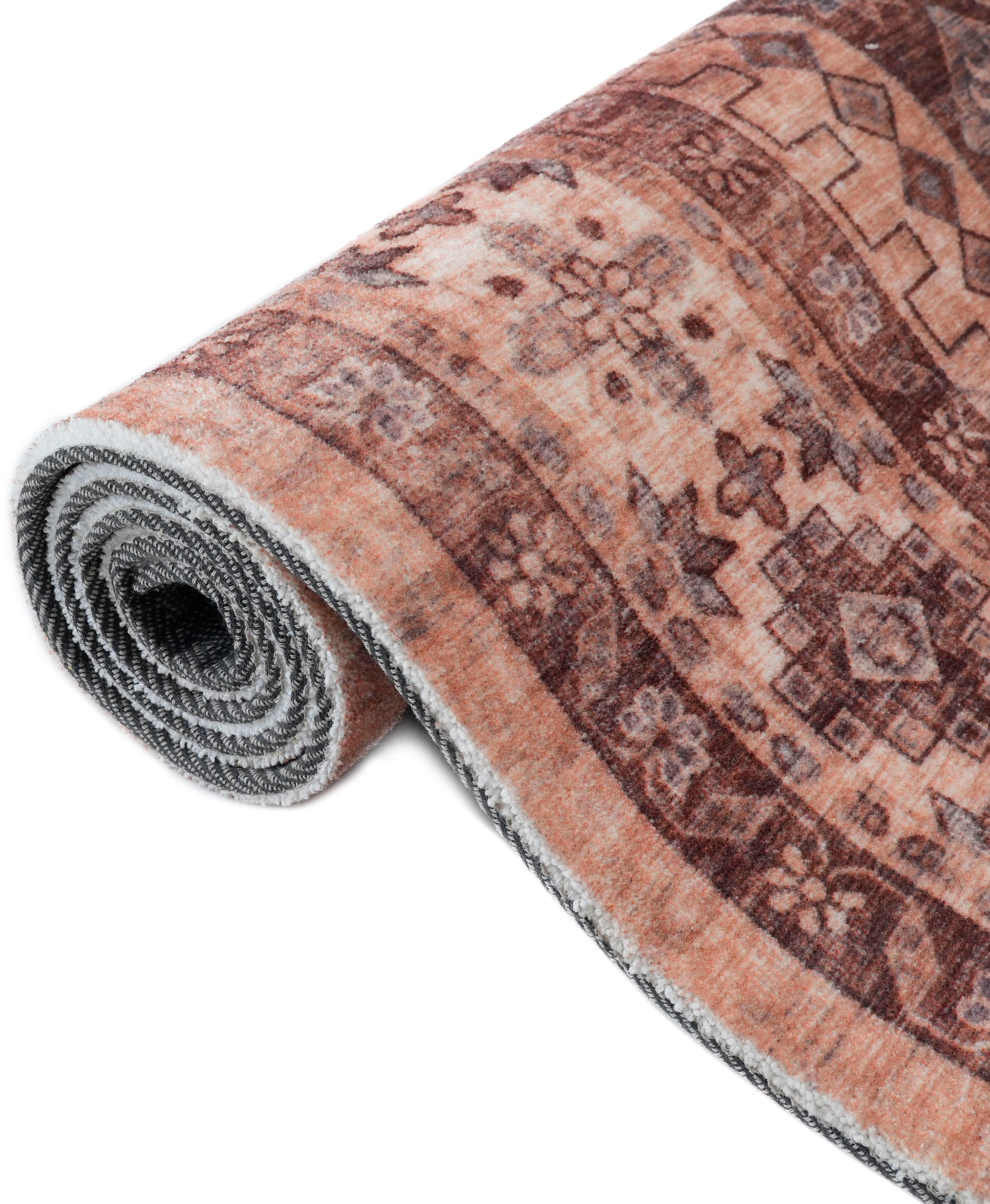 my home Teppich »Abbas, Druckteppich, orientalisches Design«, rechteckig, 13 mm Höhe, Orient-Optik, Kurzflor, bedruckt, weich, Wohnzimmer, Schlafzimmer