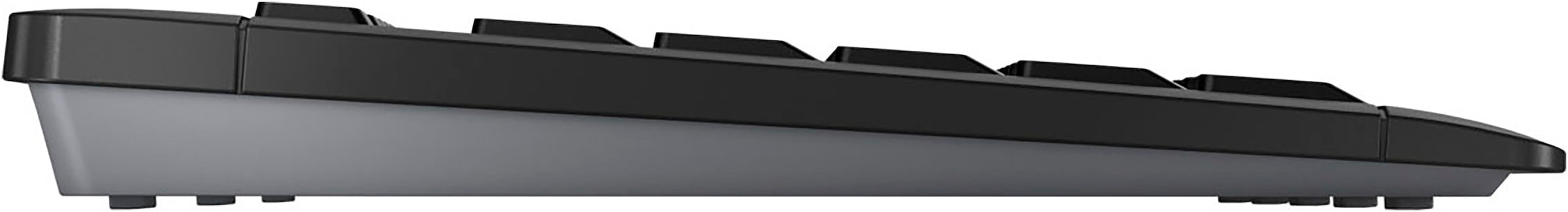 Cherry Tastatur »CHERRY STREAM DESKTOP COMFORT« (Anpassbare Höhe | Multimedia-Tasten | Windows-Sperrtaste | Ziffernblock)