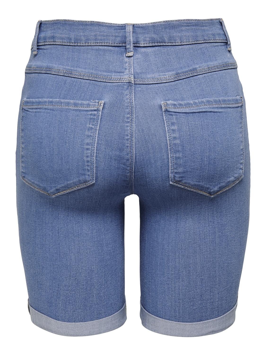 ONLY Jeansshorts »ONLRAIN LIFE MID LONG DNM SHORTS NOOS«