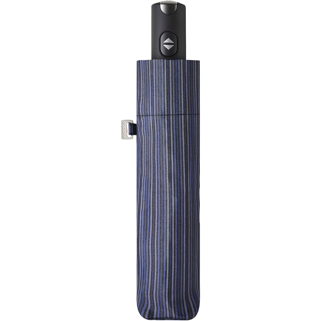 doppler® Taschenregenschirm »Carbonsteel Magic, shades/blue«