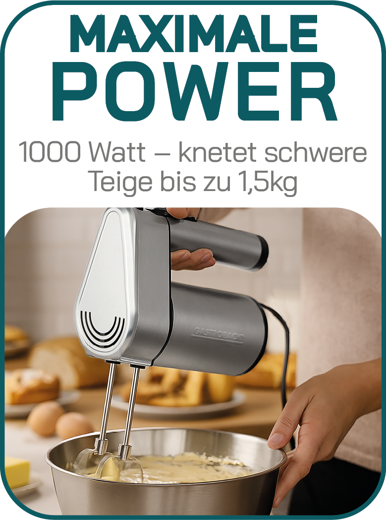 Gastroback Handmixer »POWERMIX AIR« 1000 W