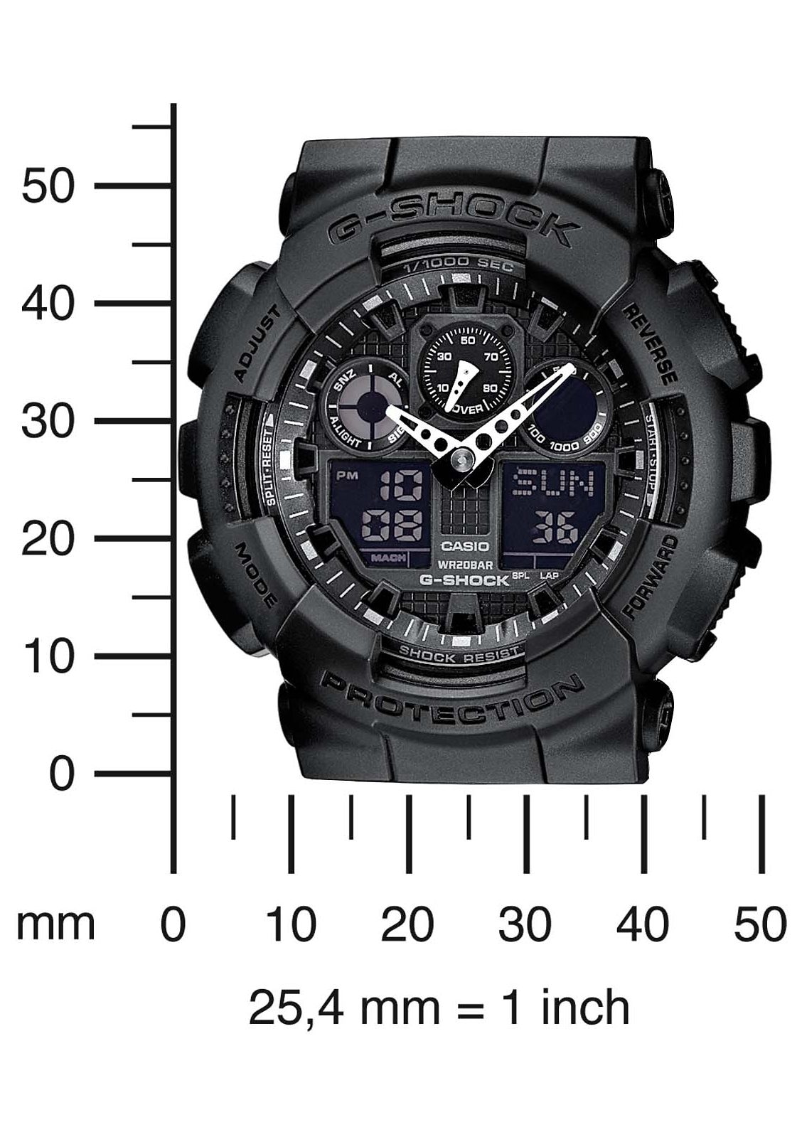 CASIO G-SHOCK Chronograph, Quarzuhr, Armbanduhr, Herrenuhr, digital,Resinba günstig online kaufen