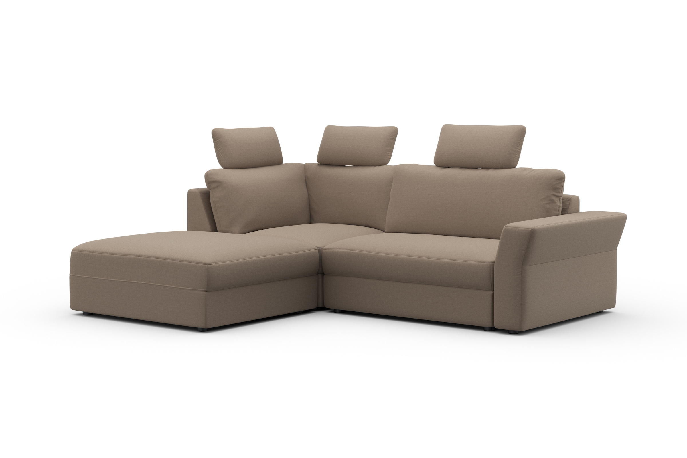 sit&more Ecksofa »Cadabra L-Form«, Breite 243 cm, inklusive Sitztiefenverstellung