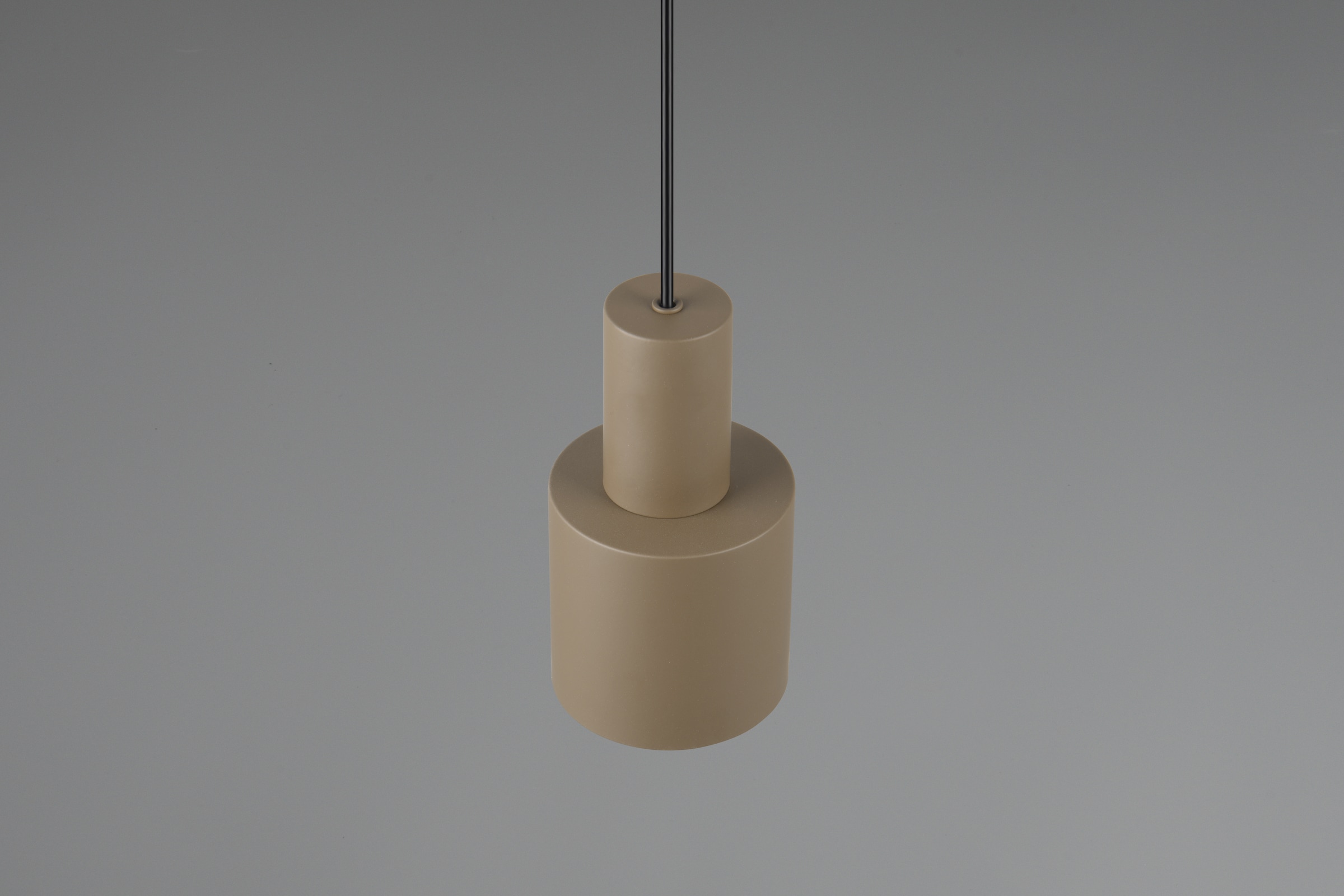 TRIO Leuchten Pendelleuchte »AGUDO, Hängelampe 1-flammig, exkl 1xE27 max 10W, höhenverstellbar«, 1 flammig, Leuchtmittel E27 | Leuchtmittel wechselbar, Hängelampe Ø 12cm, bis max 150cm Abhängung, Küche Esszimmer Wohnzimmer
