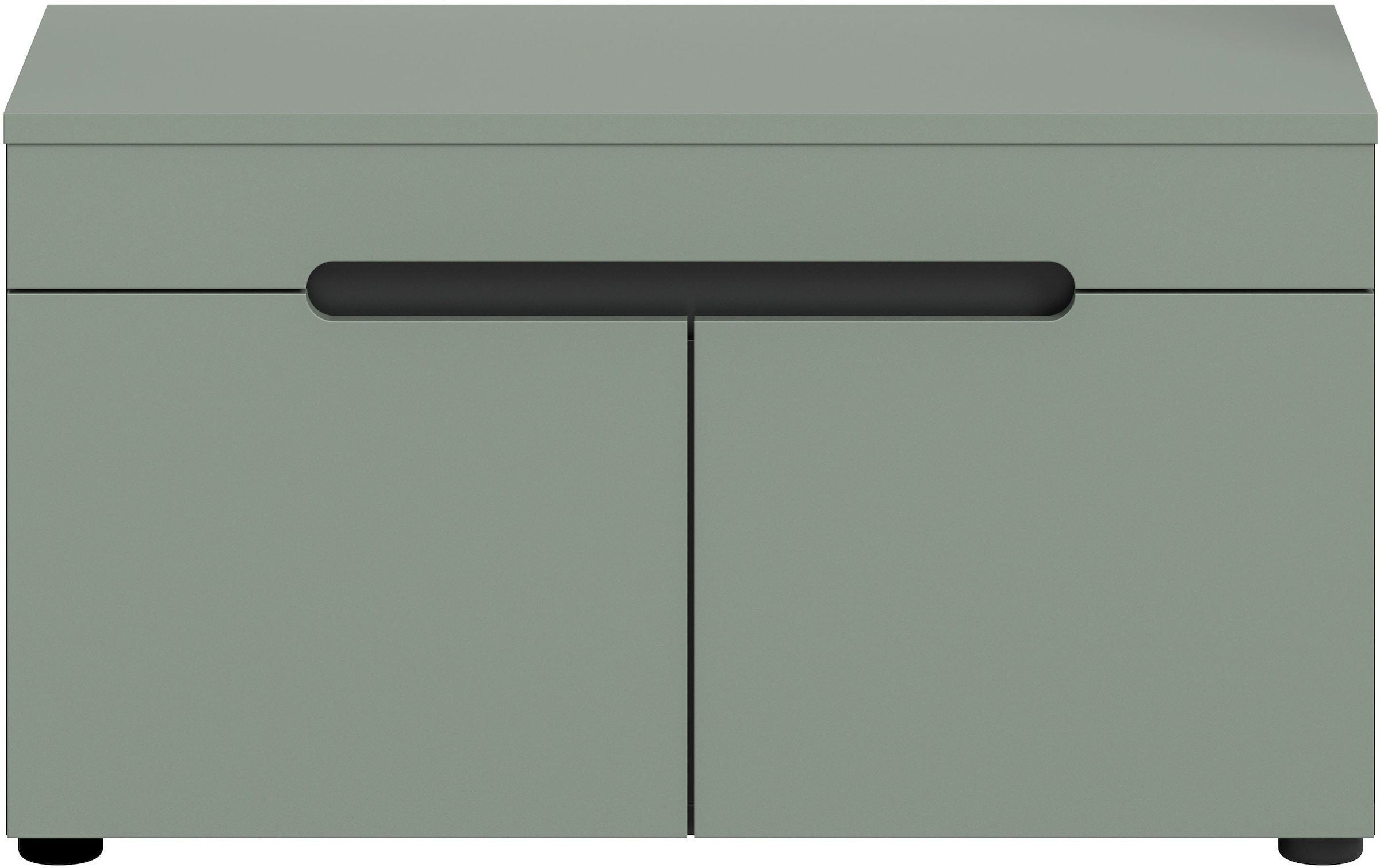 INOSIGN Sitzbank »REHAT, Breite 80cm, TOPSELLER!, 2 Türen, 2 Fächer«, (in verschiedenen Farben erhältlich), Garderobenbank, Flurbank, Dielenbank, Bank mit Stauraum, Bank