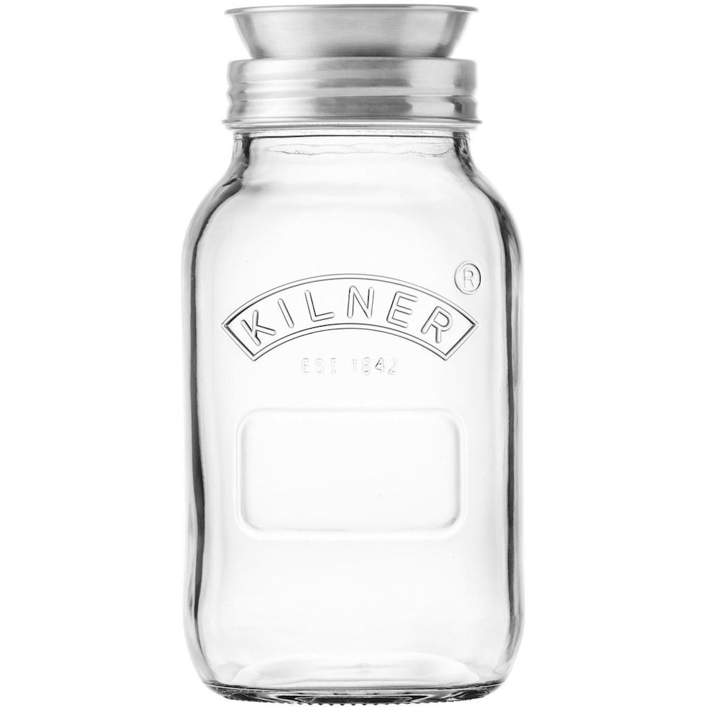 KILNER Spiralschneider »(Kilner-Glas mit Spiraliser-Aufsatz)«, 1 Liter