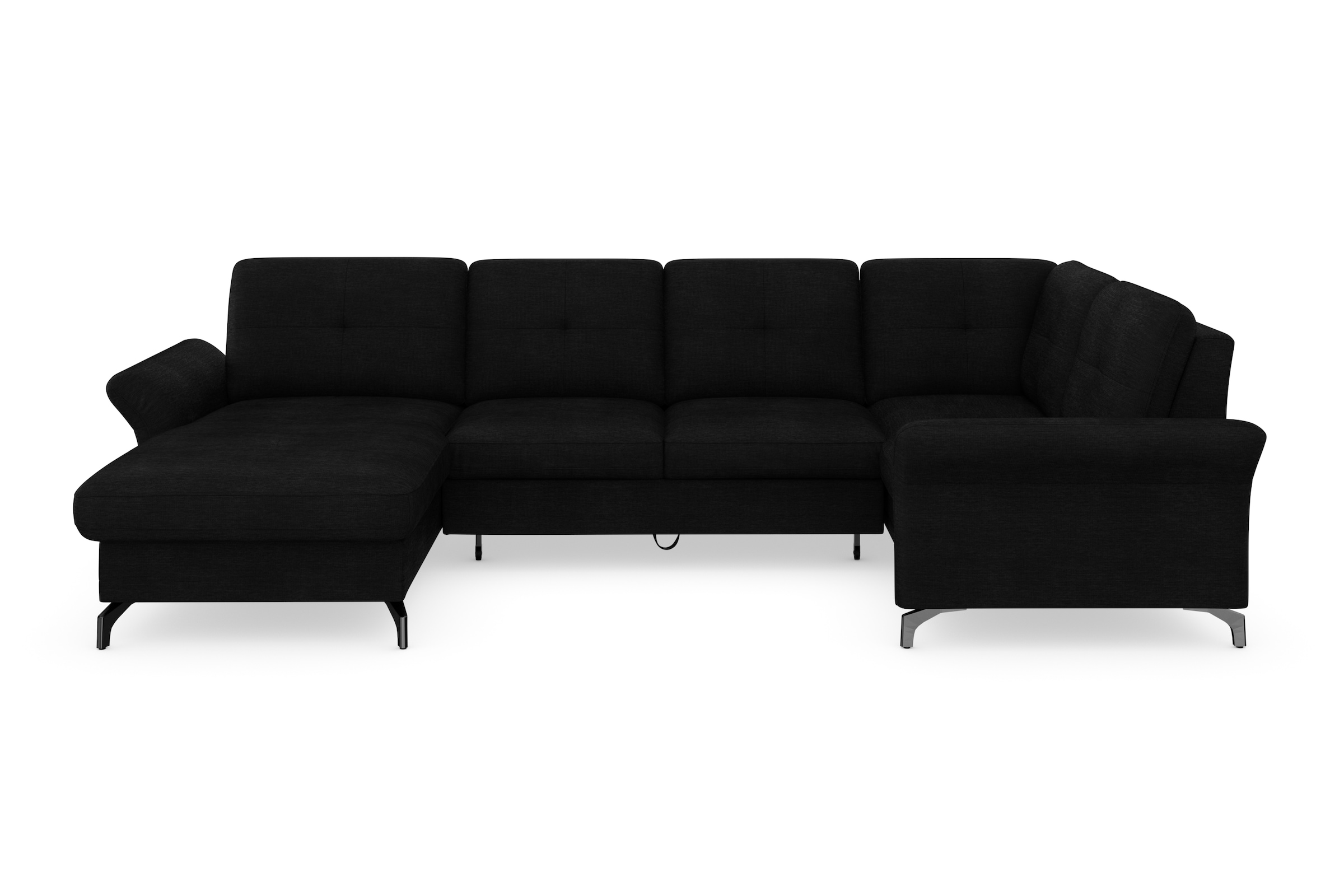 Home affaire Wohnlandschaft »Calando U-Form« wahlweise mit Bettfunktion, Be günstig online kaufen