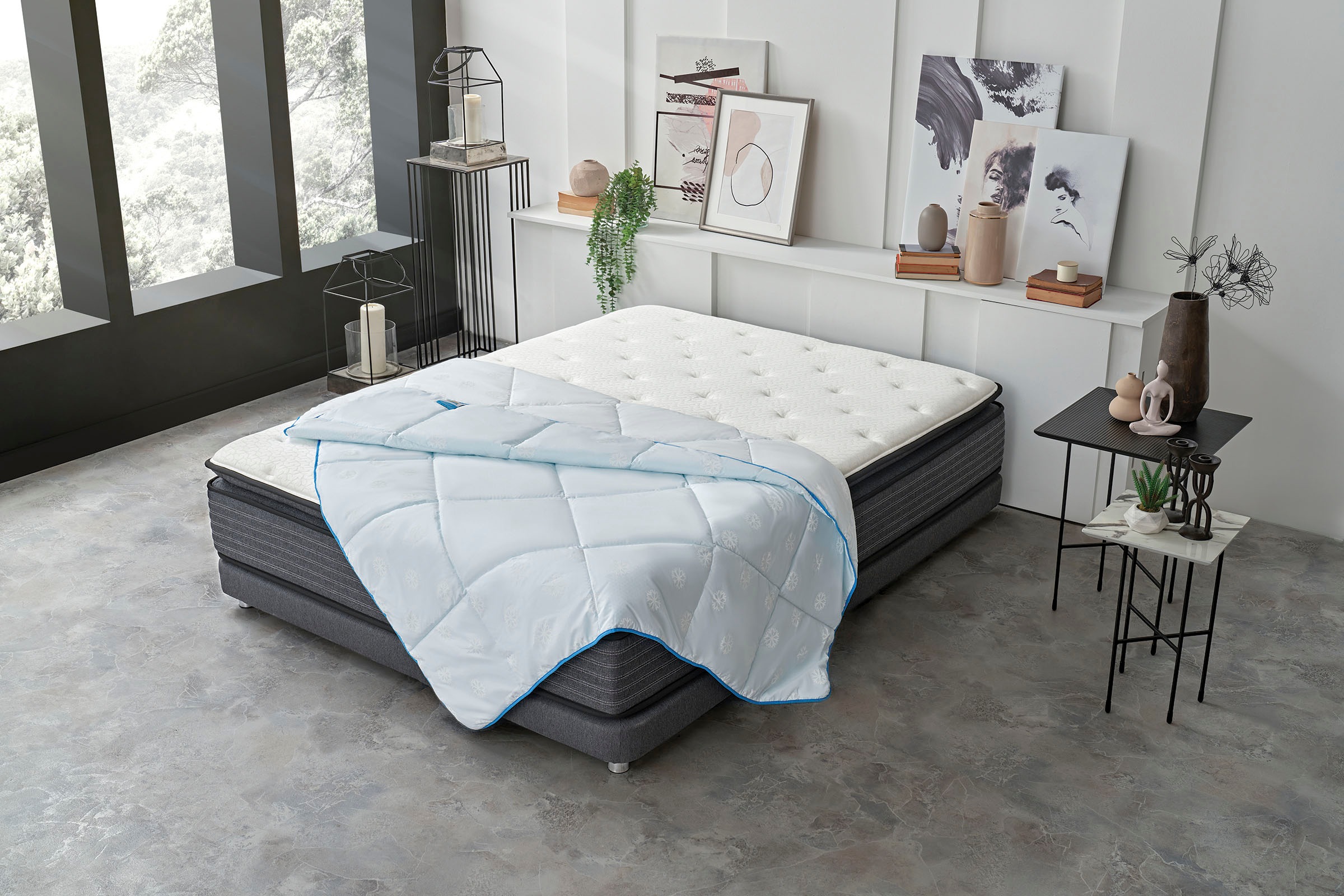 Yatas Bedding Kunstfaserbettdecke, leicht, Füllung Polyester, Bezug Baumwol günstig online kaufen