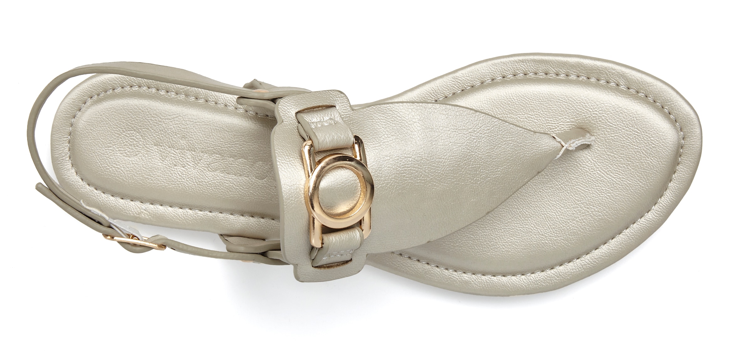 Vivance Zehentrenner »Sandale, Sommerschuh, Pantolette,«  NEU mit Schmuckelement & weicher Innensohle VEGAN