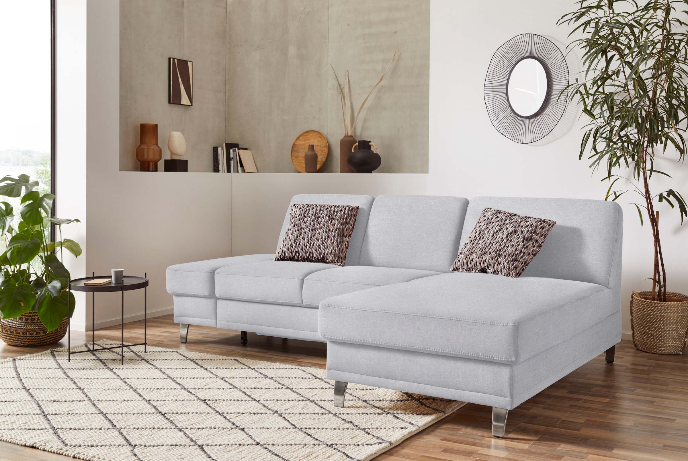sit&more Ecksofa »Clio L-Form«, wahlweise mit Bettfunktion oder Vorziehsitz günstig online kaufen