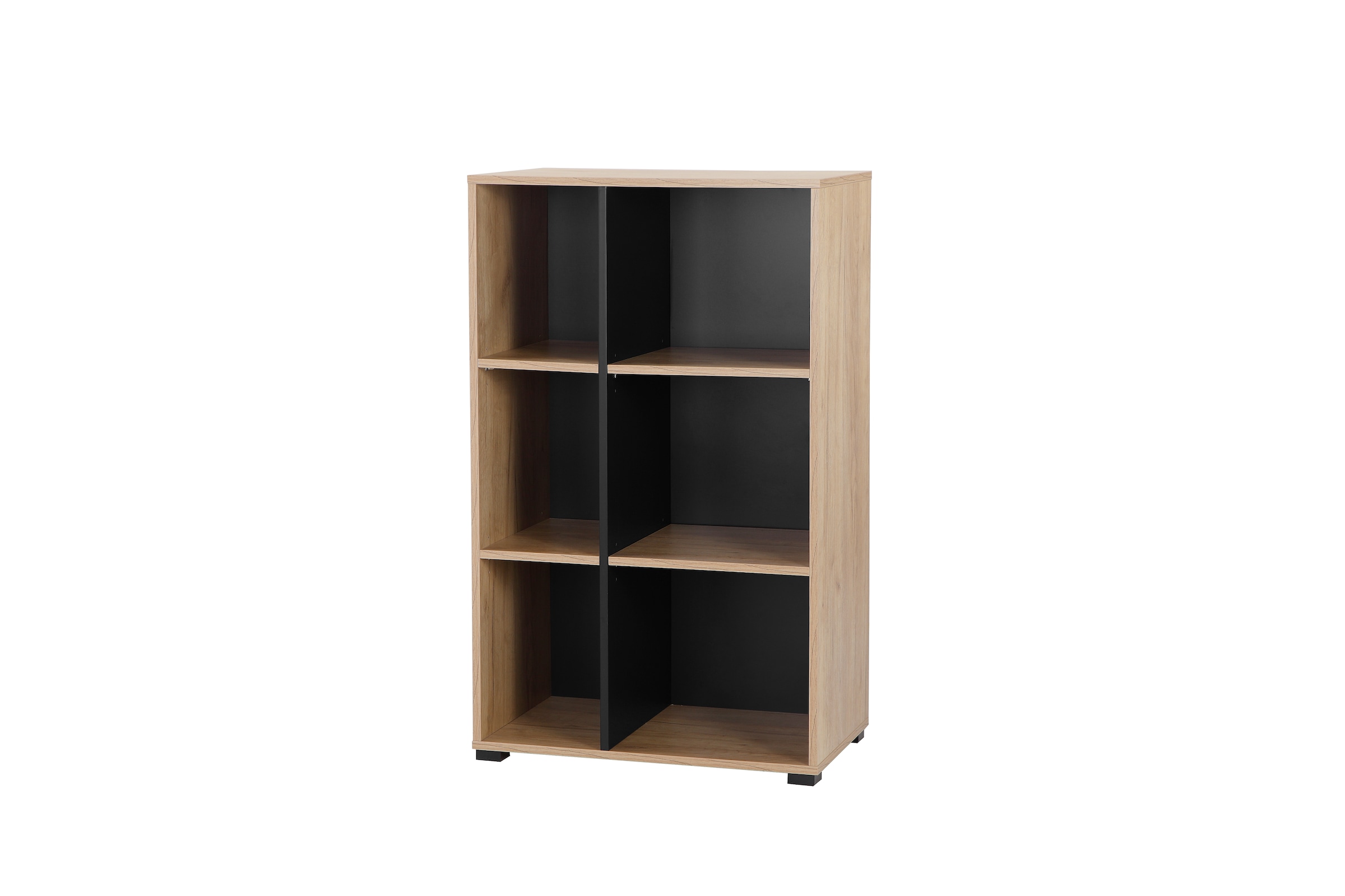 Aktenregal »Moid,«, Bücherregal, Maße 64,5x40x106 cm, 6 Fächer für viel Stauraum