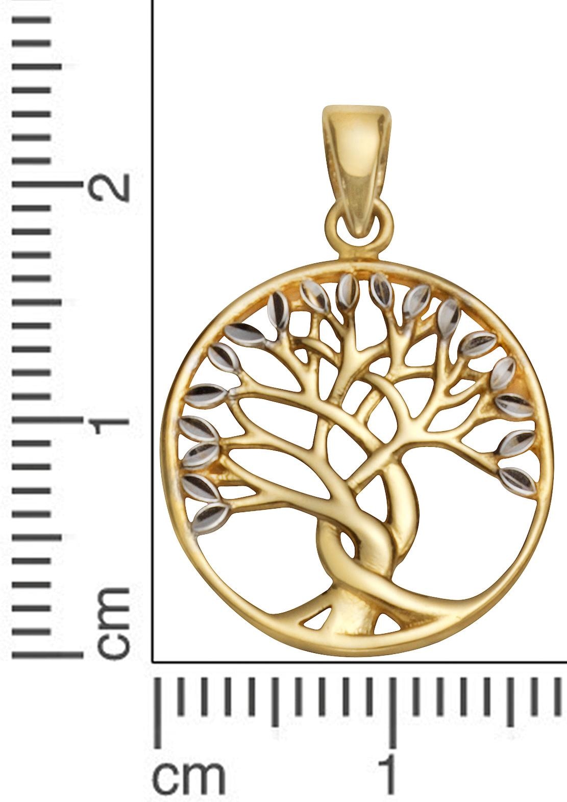 Firetti Kettenanhänger »Schmuck Geschenk Gold 375 Halsschmuck Anhänger Lebensbaum«