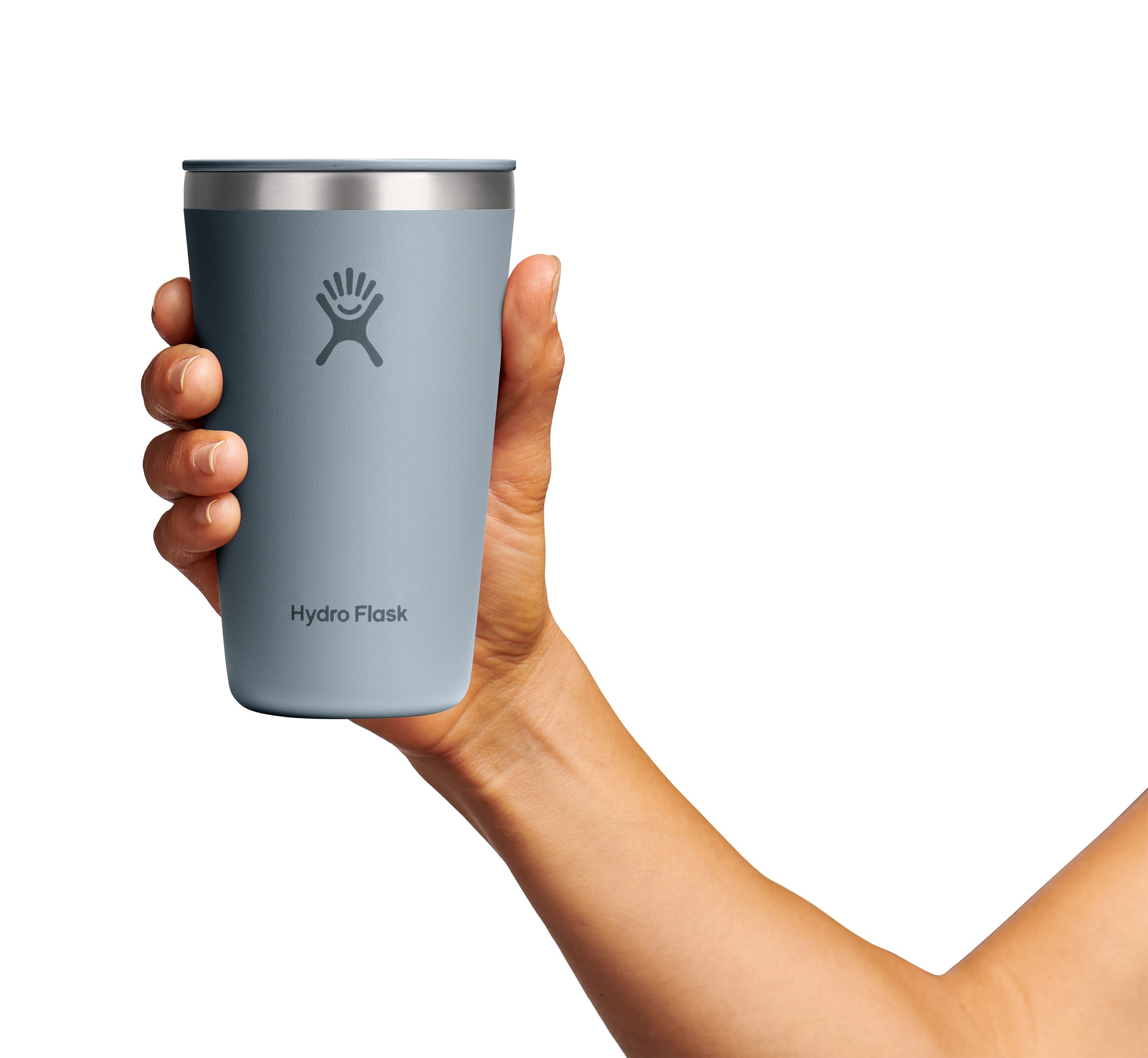 Hydro Flask Thermobecher »16 OZ All Around Tumbler Press-In Lid, 473 ml« Kompatibel mit Trinkhalmdeckel und verschließbaren Eindrückdeckel