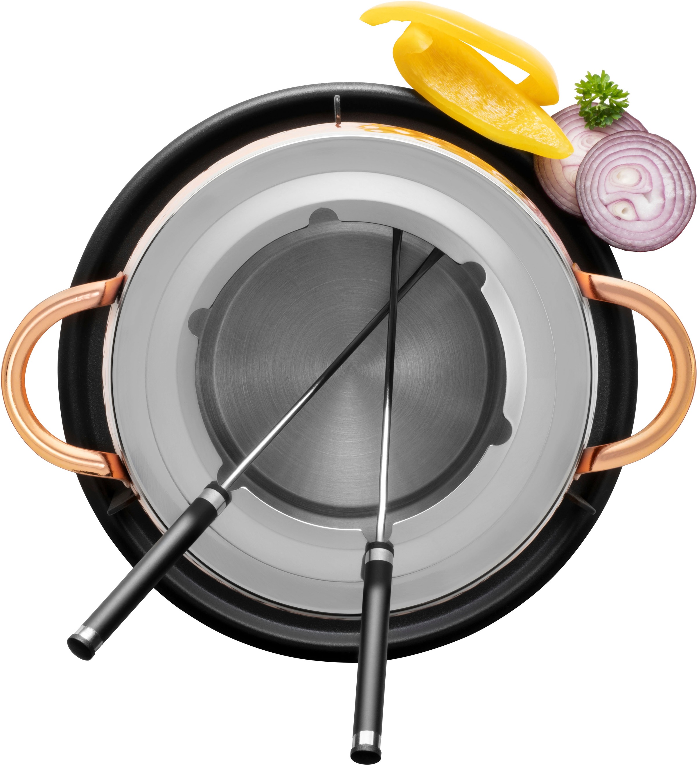 MÄSER Fonduetopf Edelstahl 18/8 Set, 11 Stk. tlg. günstig online kaufen