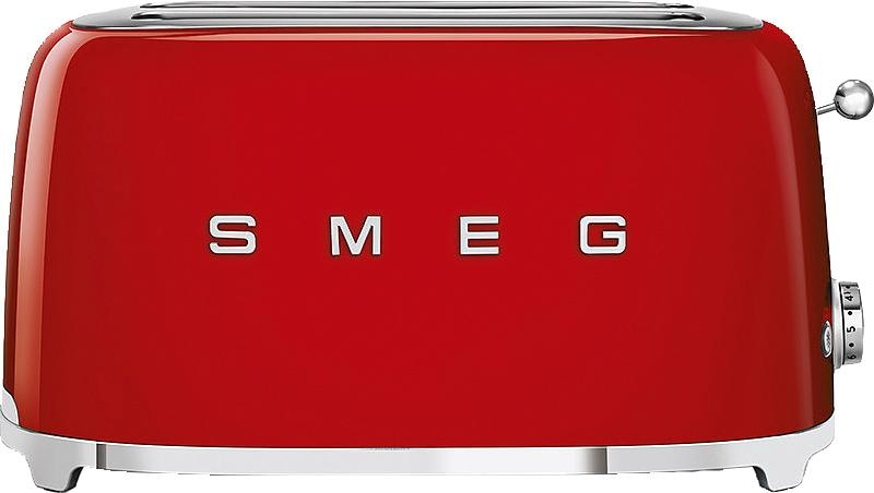 SMEG Toaster »TSF02RDEU« 2 lange Schlitze für 2 Scheiben 1500 W Rot