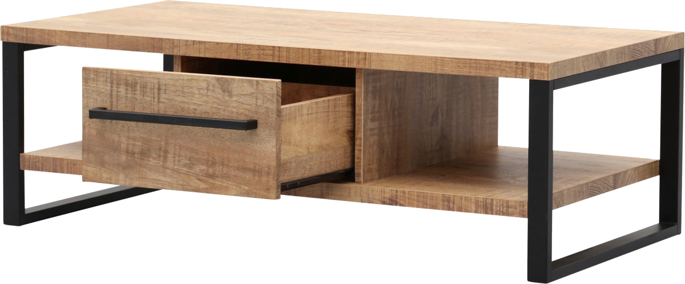 OMG Design Couchtisch »Carriba«, (1 St.), mit Schublade und Stauräumen