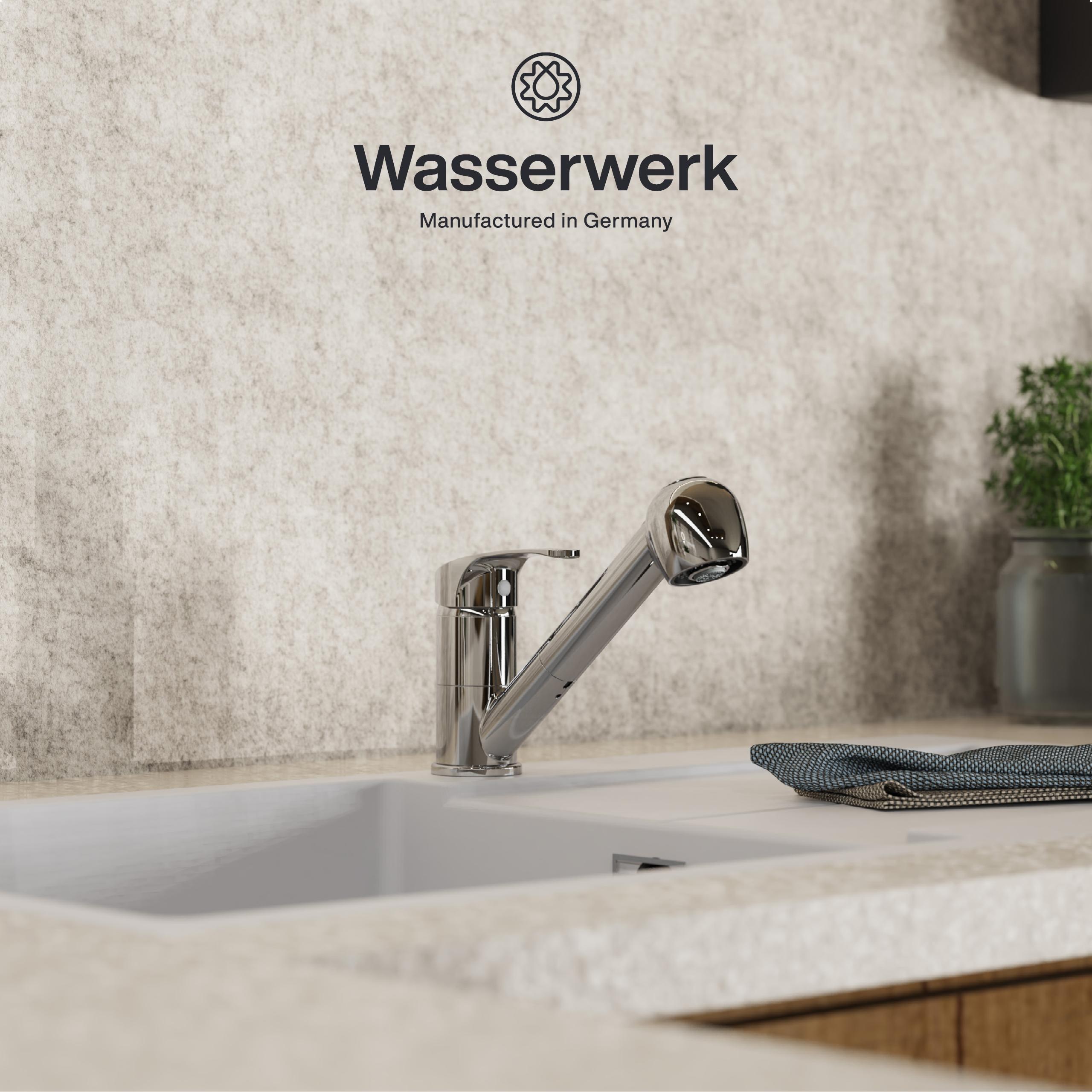 WASSERWERK Spültischarmatur »WK 7, Wasserhahn, Küche, Einhebelmischer« 90° günstig online kaufen