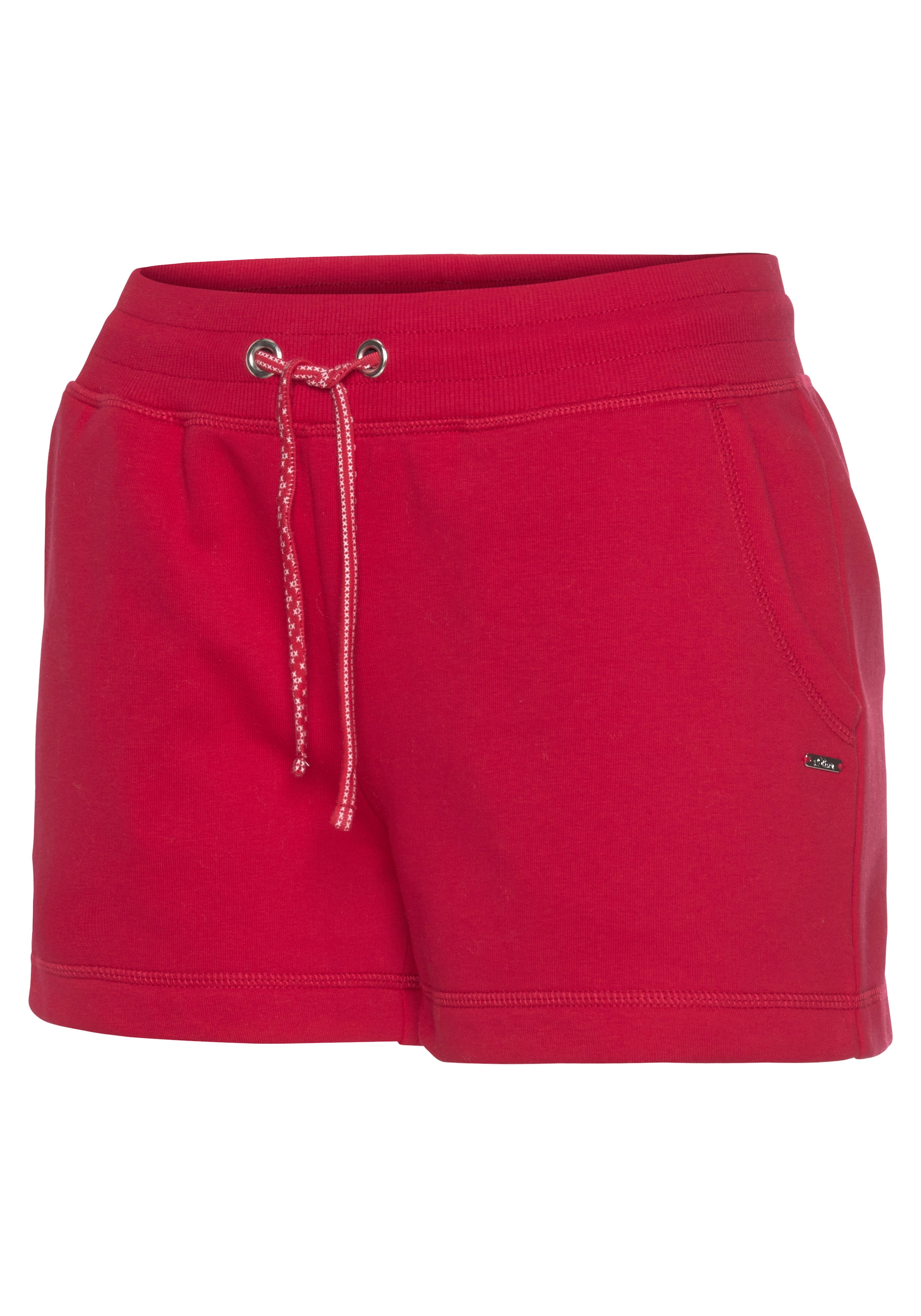 s.Oliver Relaxshorts, mit Norwegermuster Details, Loungeanzug