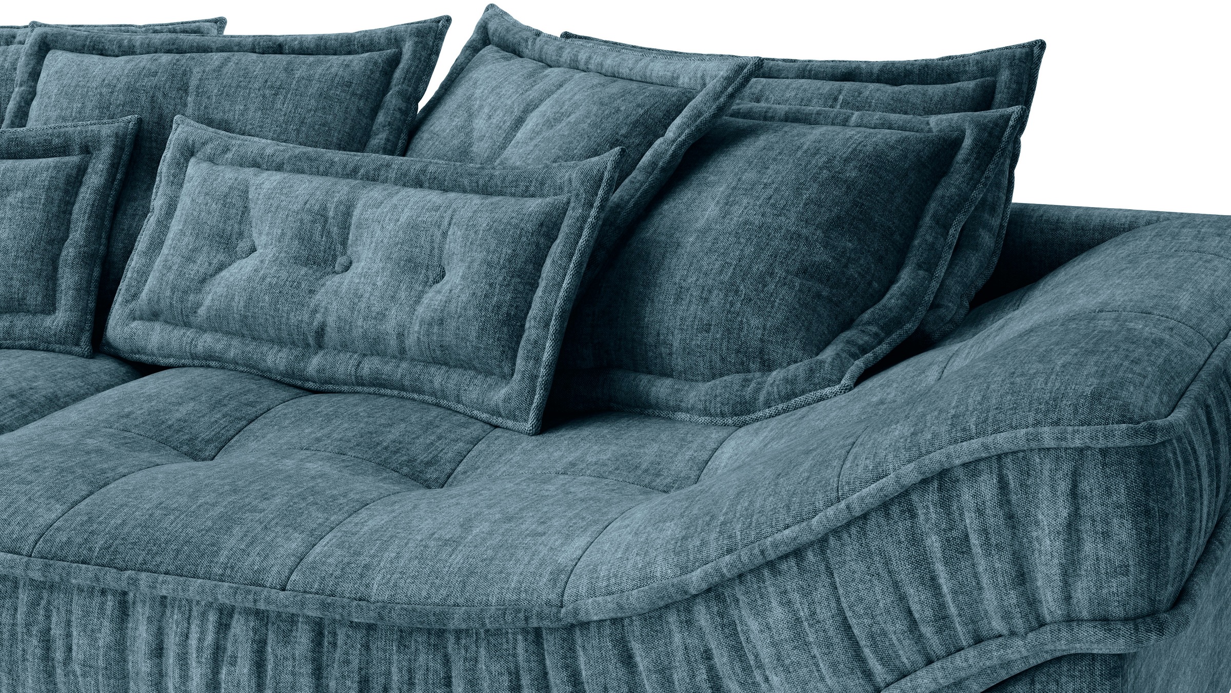 Mr. Couch Ecksofa »Diwan II DuraFlex L-Form«, DuraFlex-Kaltschaumpolsterung, bis 140 kg, 4 Bezugsqualitäten