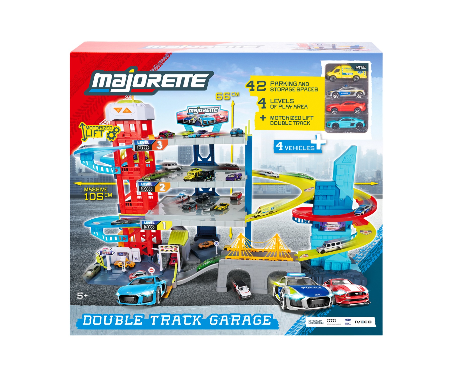 majORETTE Spiel-Parkgarage »Double Track« mit Licht und Sound