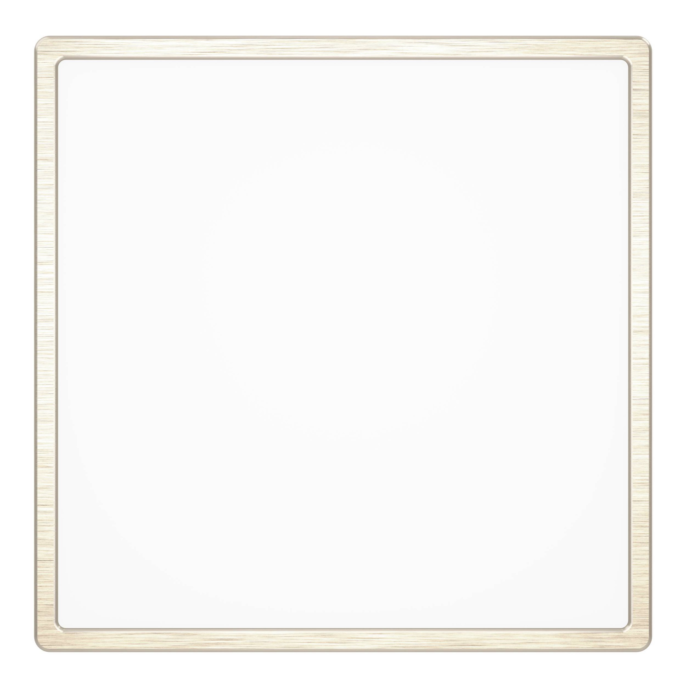 EGLO Aufbauleuchte »Fueva 6 Aufbaulampe, Metall und Kunststoff, silber, weiß, Deckenlampe« LED-Modul 1 Stk. Kaltweiß | Neutralweiß | Warmweiß Aufbauleuchte - L39 x B39 x H2,5 cm - nickel-matt - 17,5W inkl.