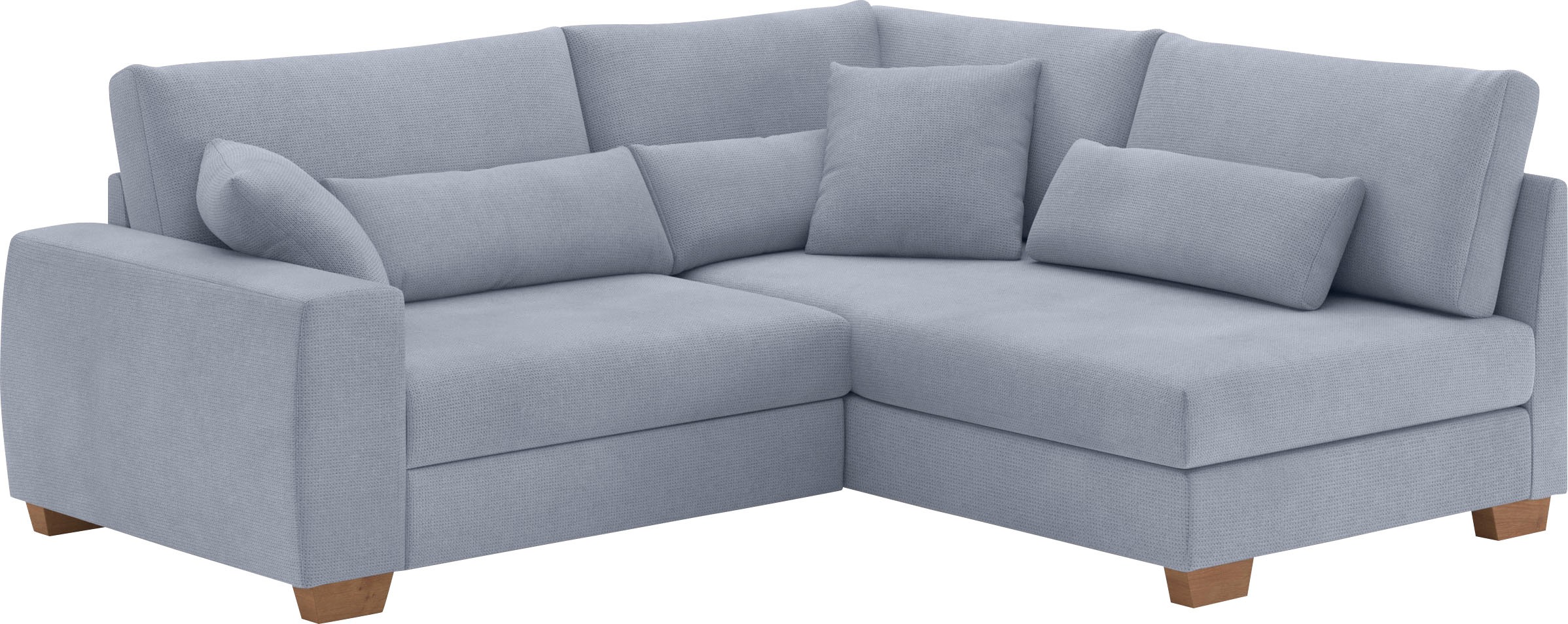 Mr. Couch Ecksofa »Helena L-Form«, Mit Federkern, wahlweise mit Bettfunktion und Taschenfederkern