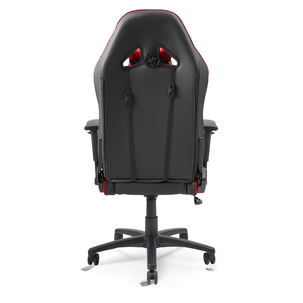AKRacing Gaming-Stuhl »Core SX-Wide Kunstleder, 3D-Armlehnen, Stahlrahmen, schwarz-rot«, Kunstleder