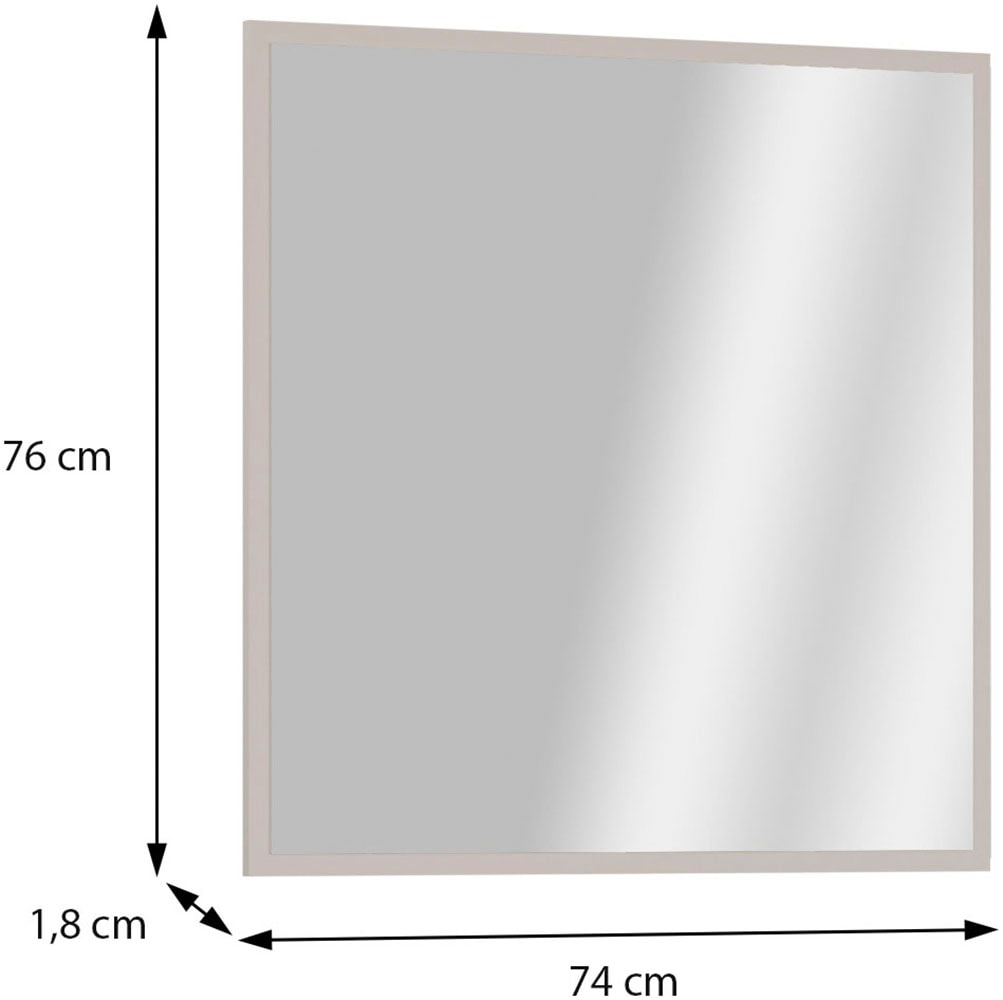 FORTE Garderobenspiegel »Alice Springs« B/H/T 74/76/1,8 cm, Wandmontage